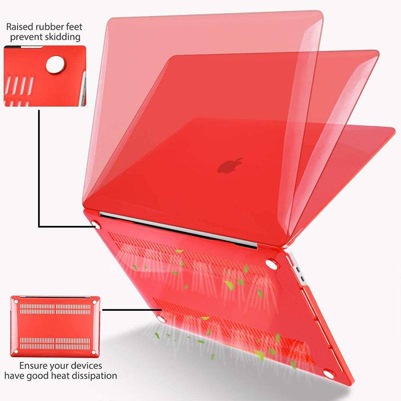 Transparent red | Macbook case customizable-BELKCASE