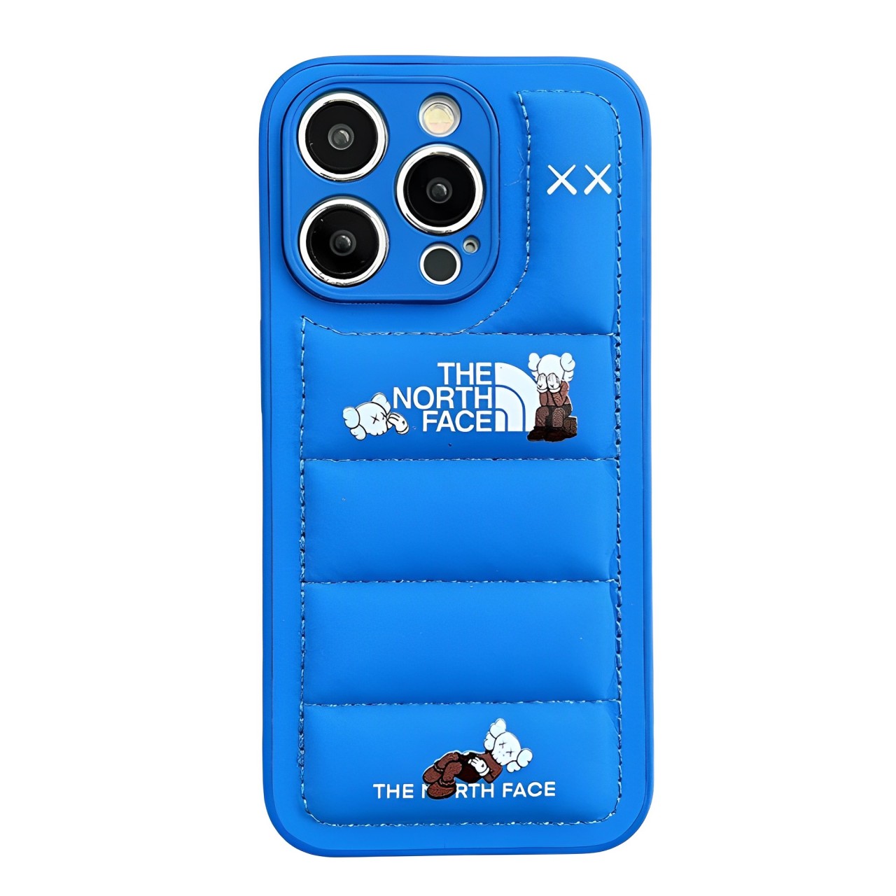 Colorblock Down Jacket iPhone Case