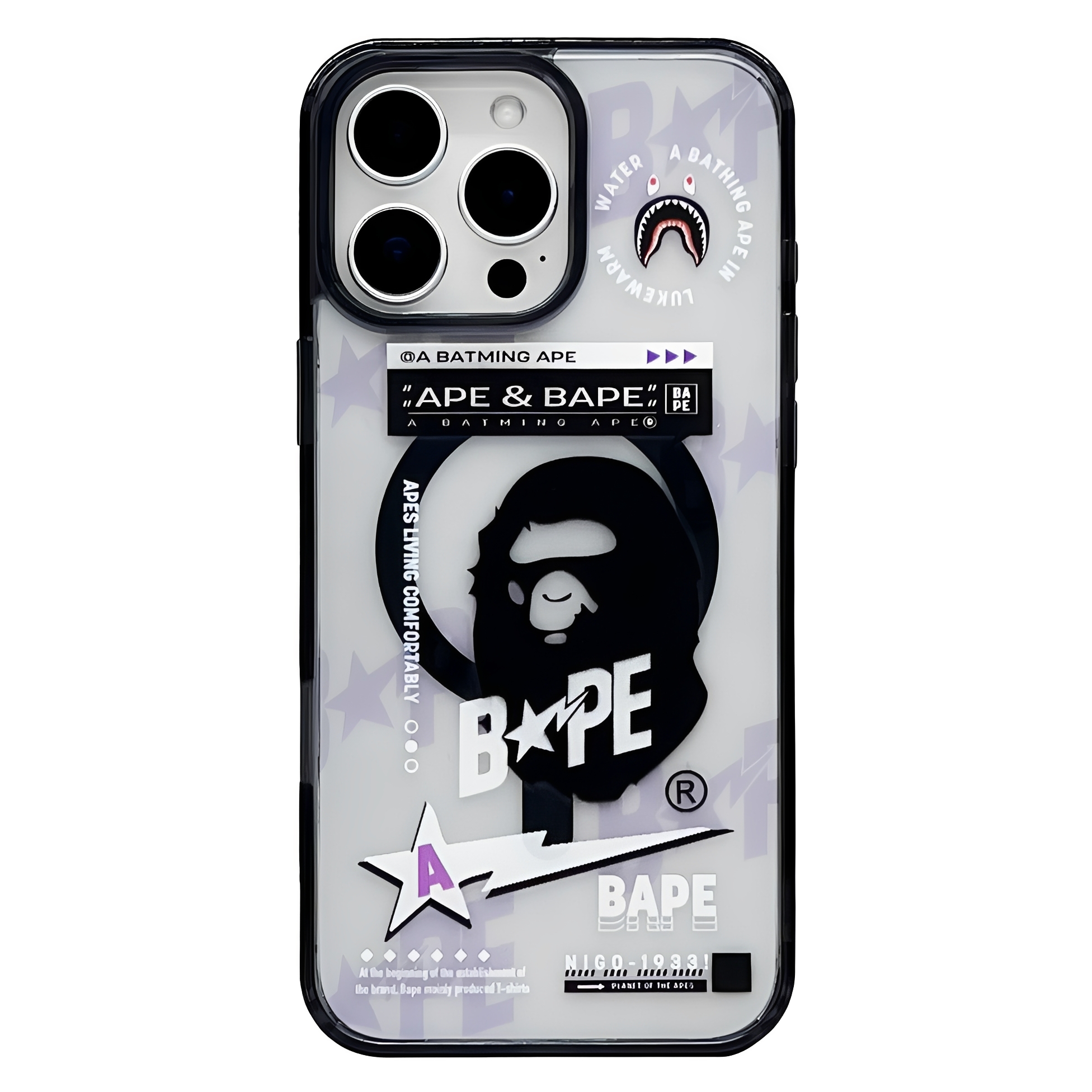BAPE iPhone Case with Magsafe- Camouflage Ape  