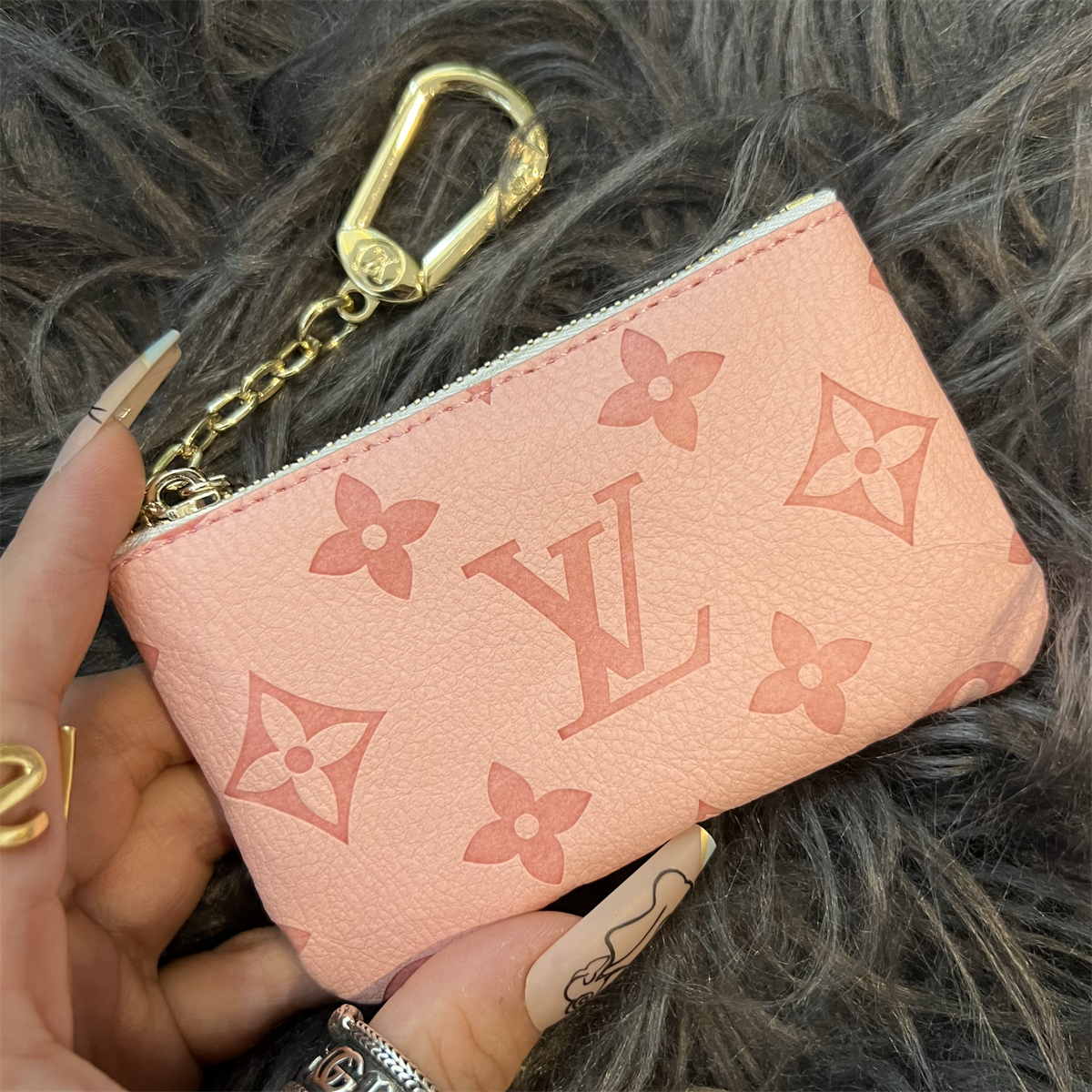 Luxury Leather Zipper Coin Purse