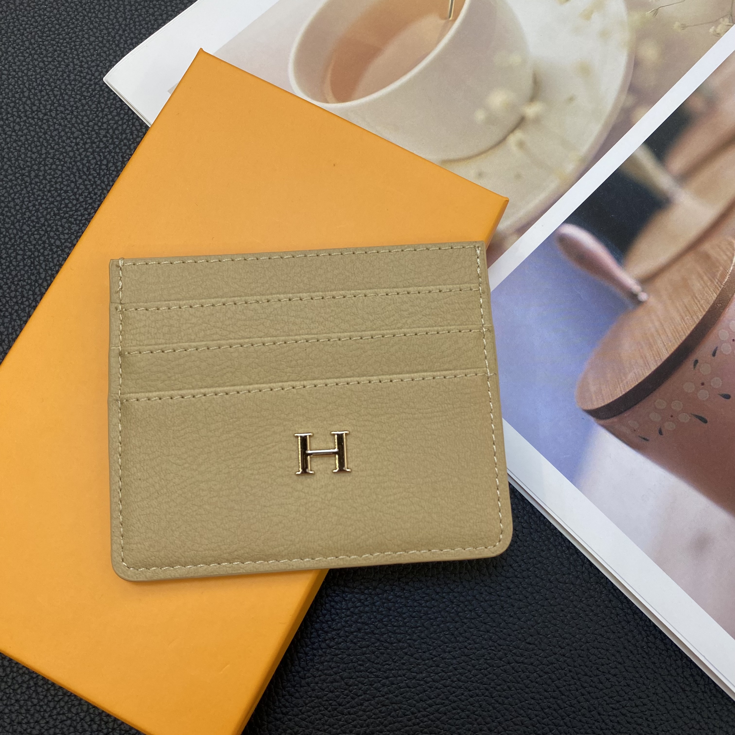 Classic Luxury Leather Wallet Card Holder