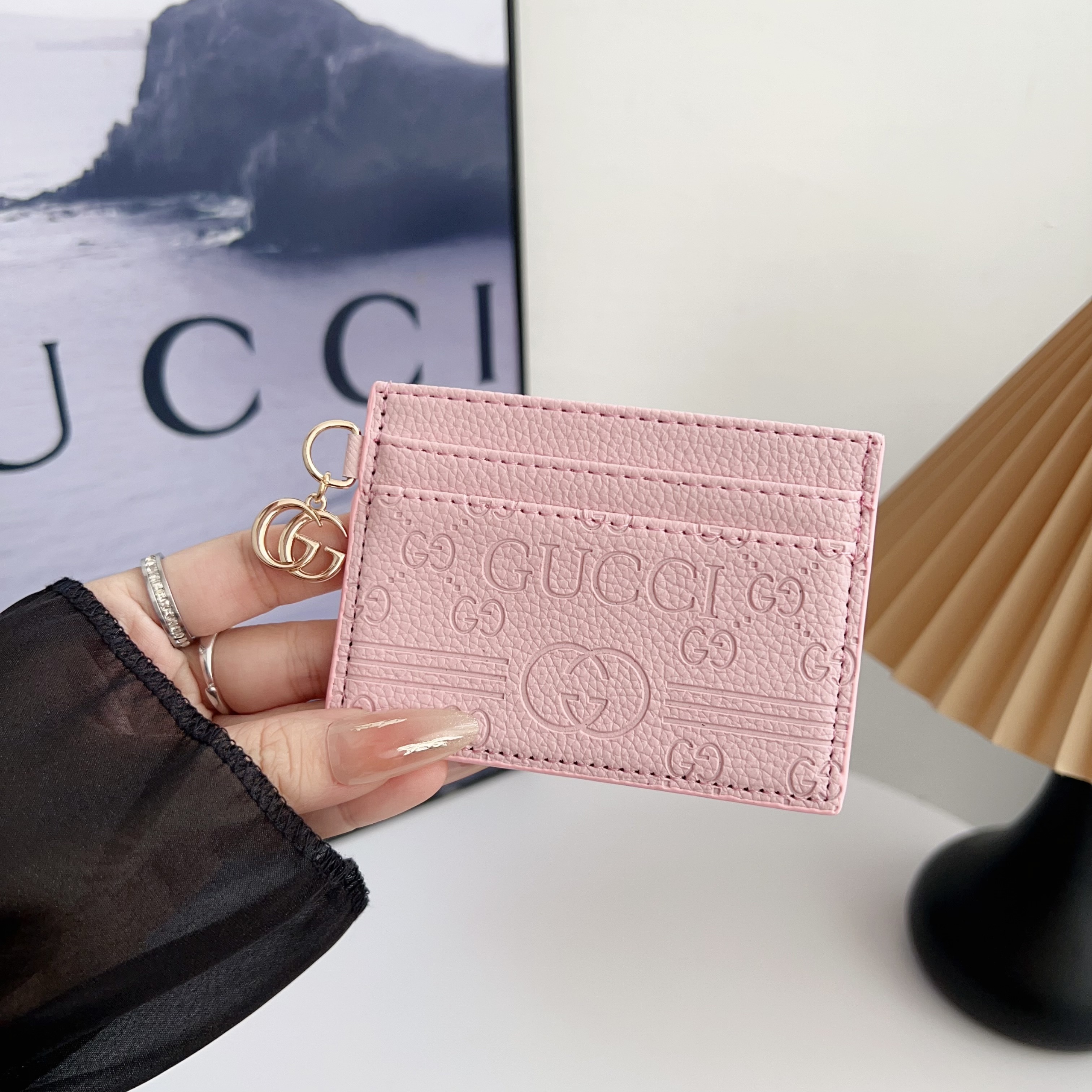 Gucci Leather Wallet Card Holder
