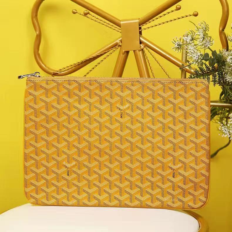 GD Classic Leather Pouch Zipper Bags