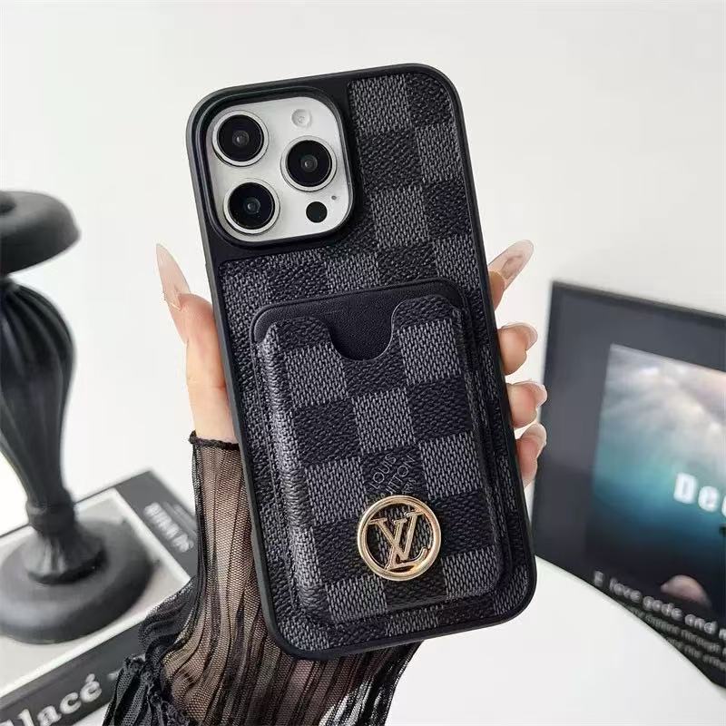 Louis Vuitton iPhone Wallet Case With Card Holder Monogram Vintage Leather