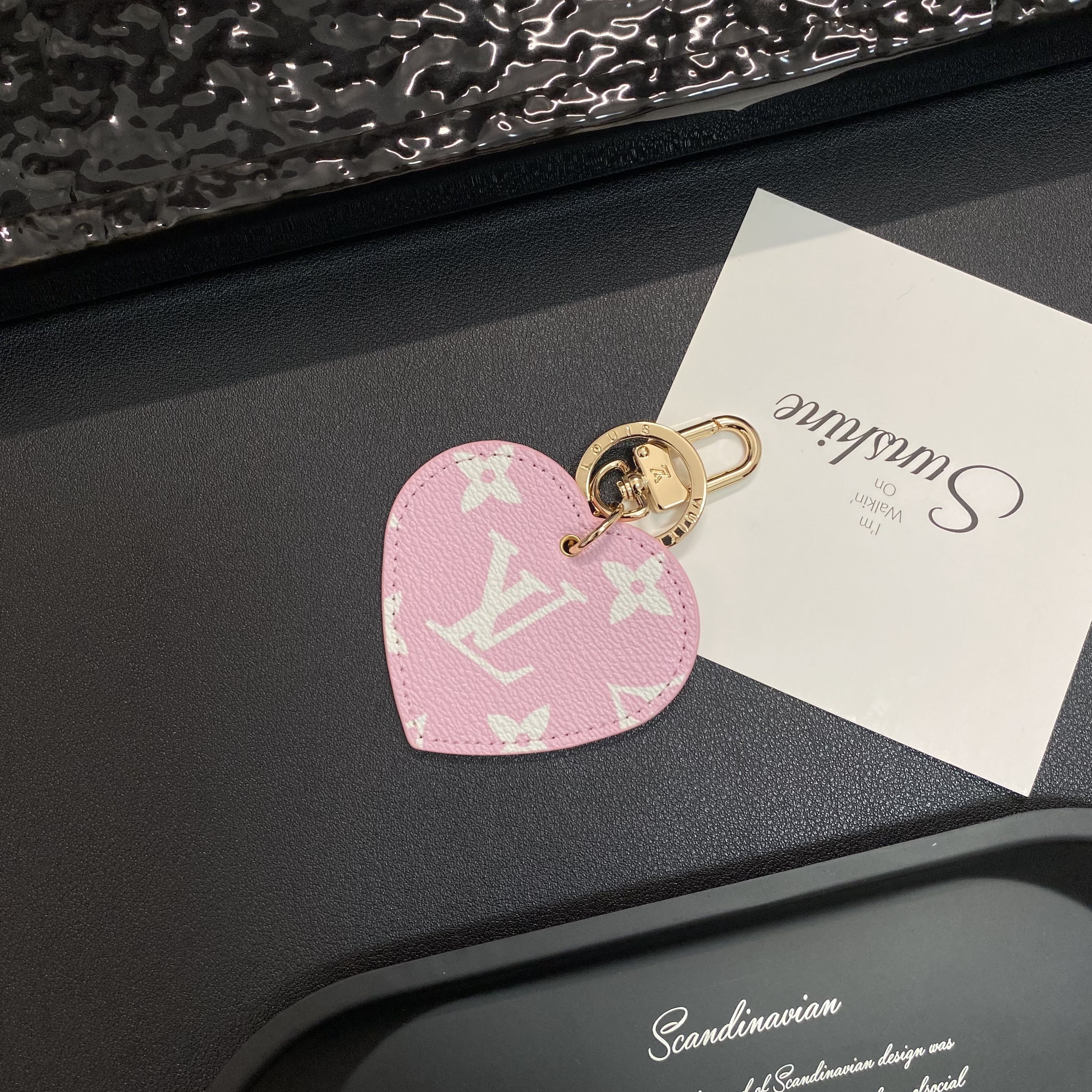 Louis Vuitton, Gucci Heart Keychain