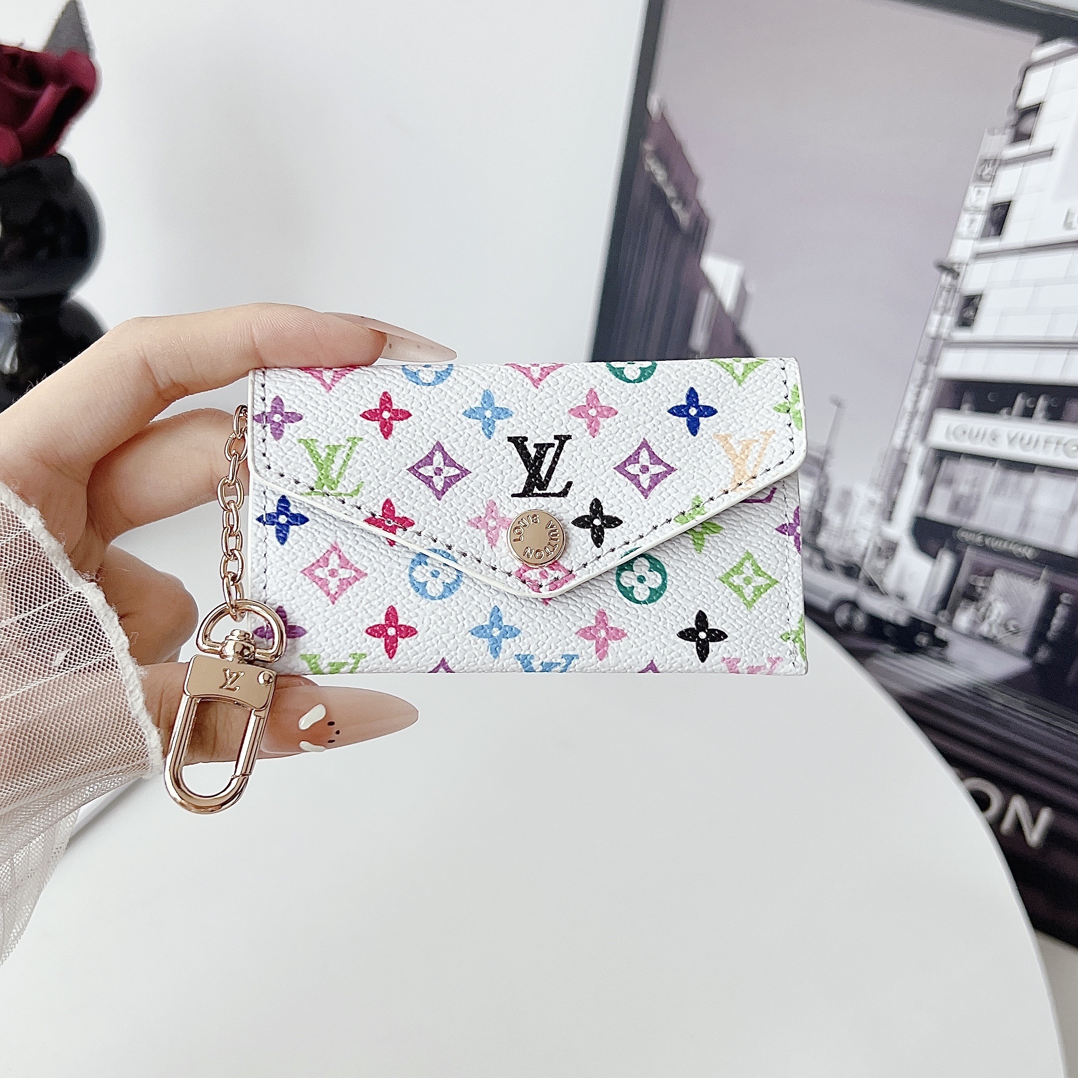 Louis Vuitton Luxury Leather Coin Purse