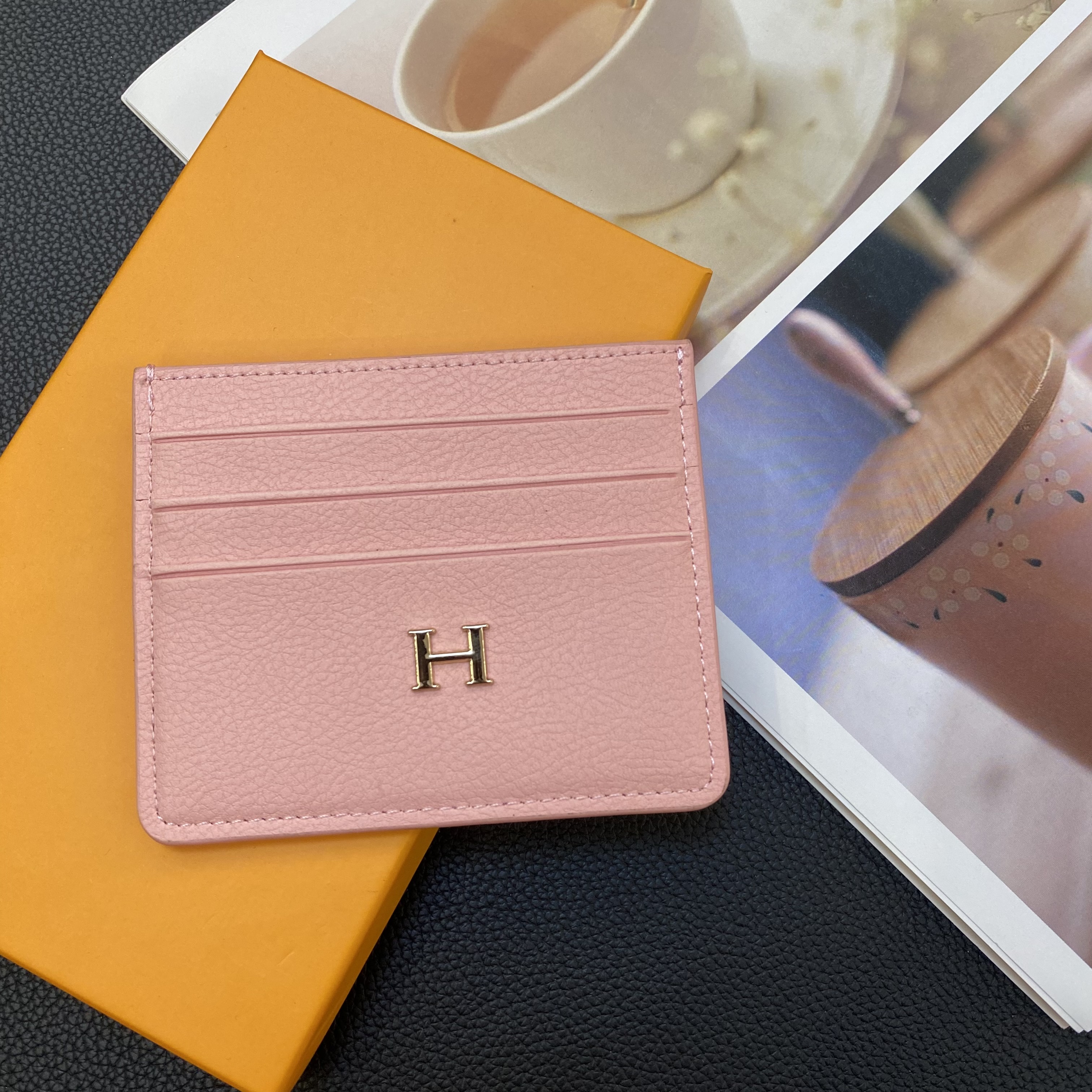 Classic Luxury Leather Wallet Card Holder