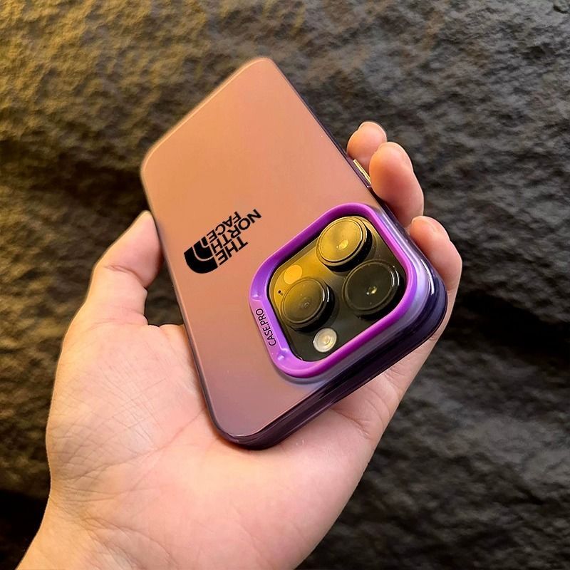 Electroplating Laser North Face iPhone Case