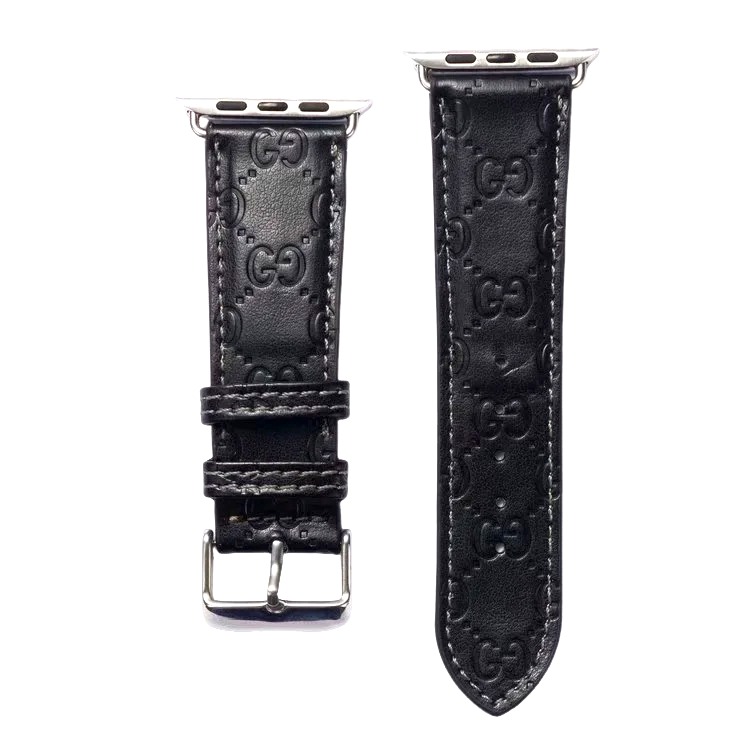 Gucci Luxury Leather Apple Watch Band