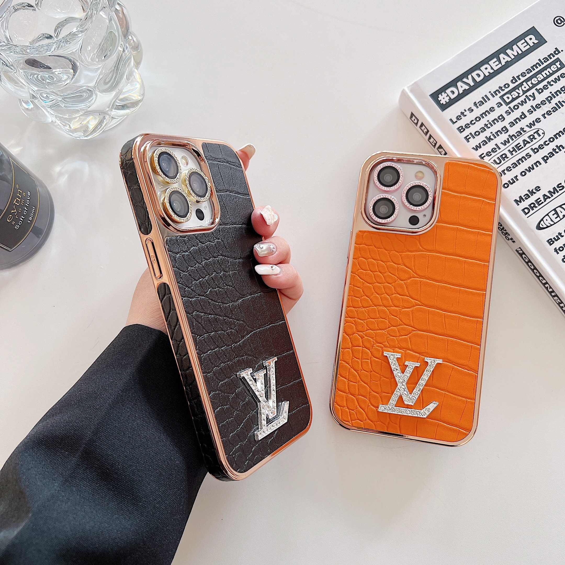 Louis Vuitton Crocodile Leather iPhone Case