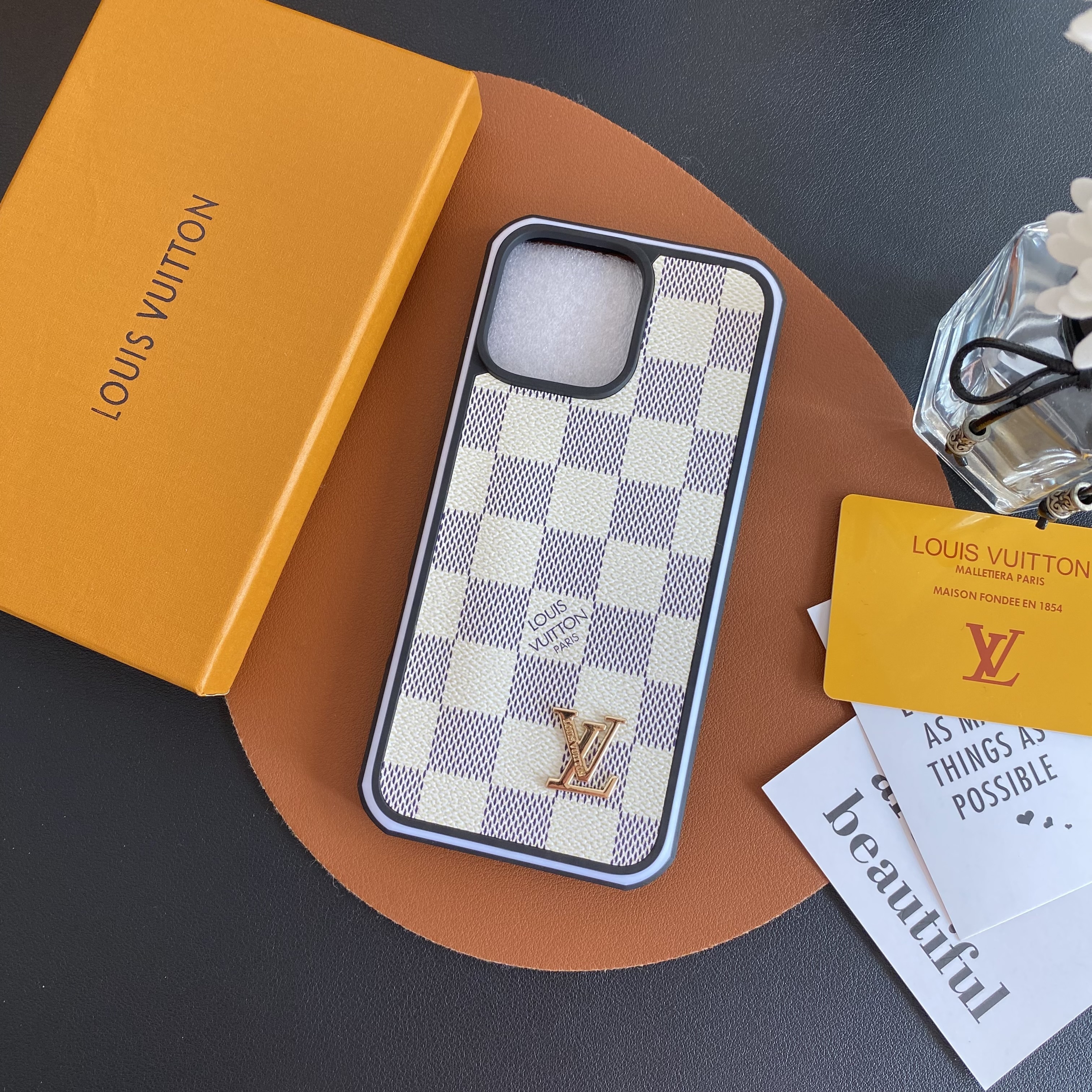 Louis Vuitton Leather iPhone Case
