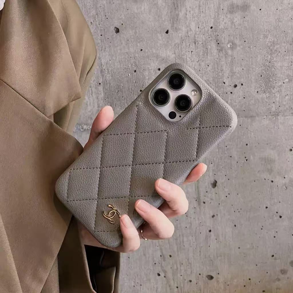 Luxury Leather Small fragrance iPhone Case