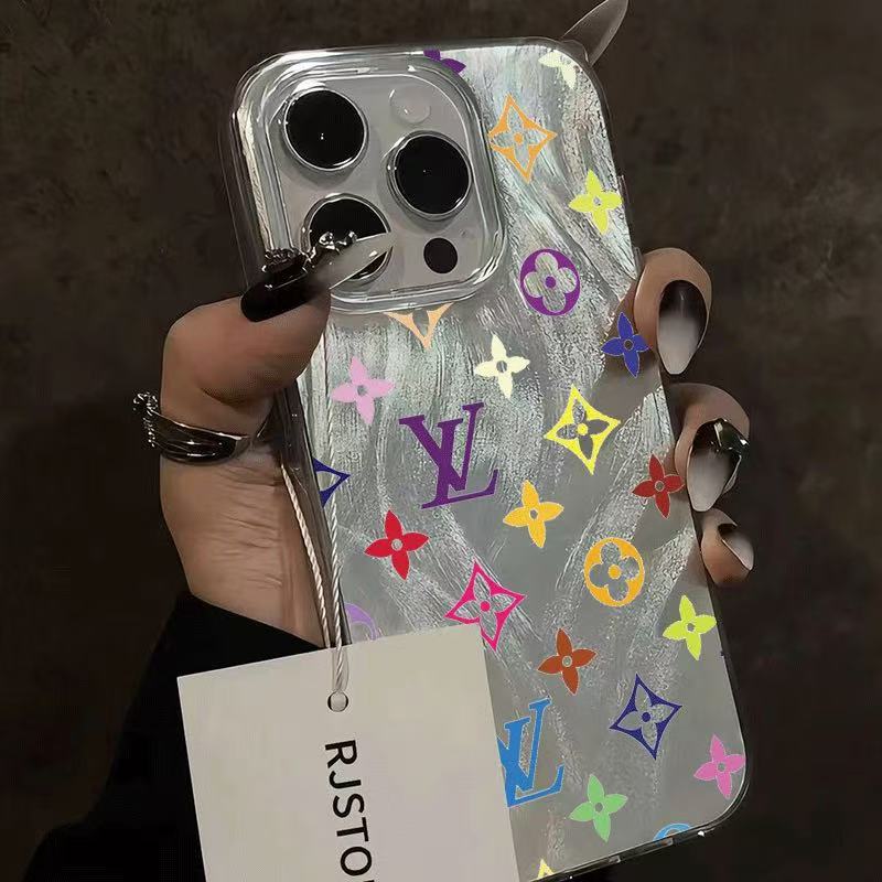 Louis Vuitton Shell Crystal Sequin iPhone Case