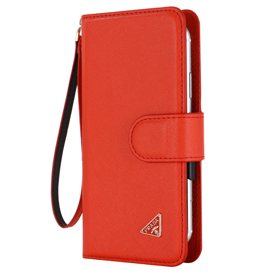 Prada Leather iPhone Wallet Case 