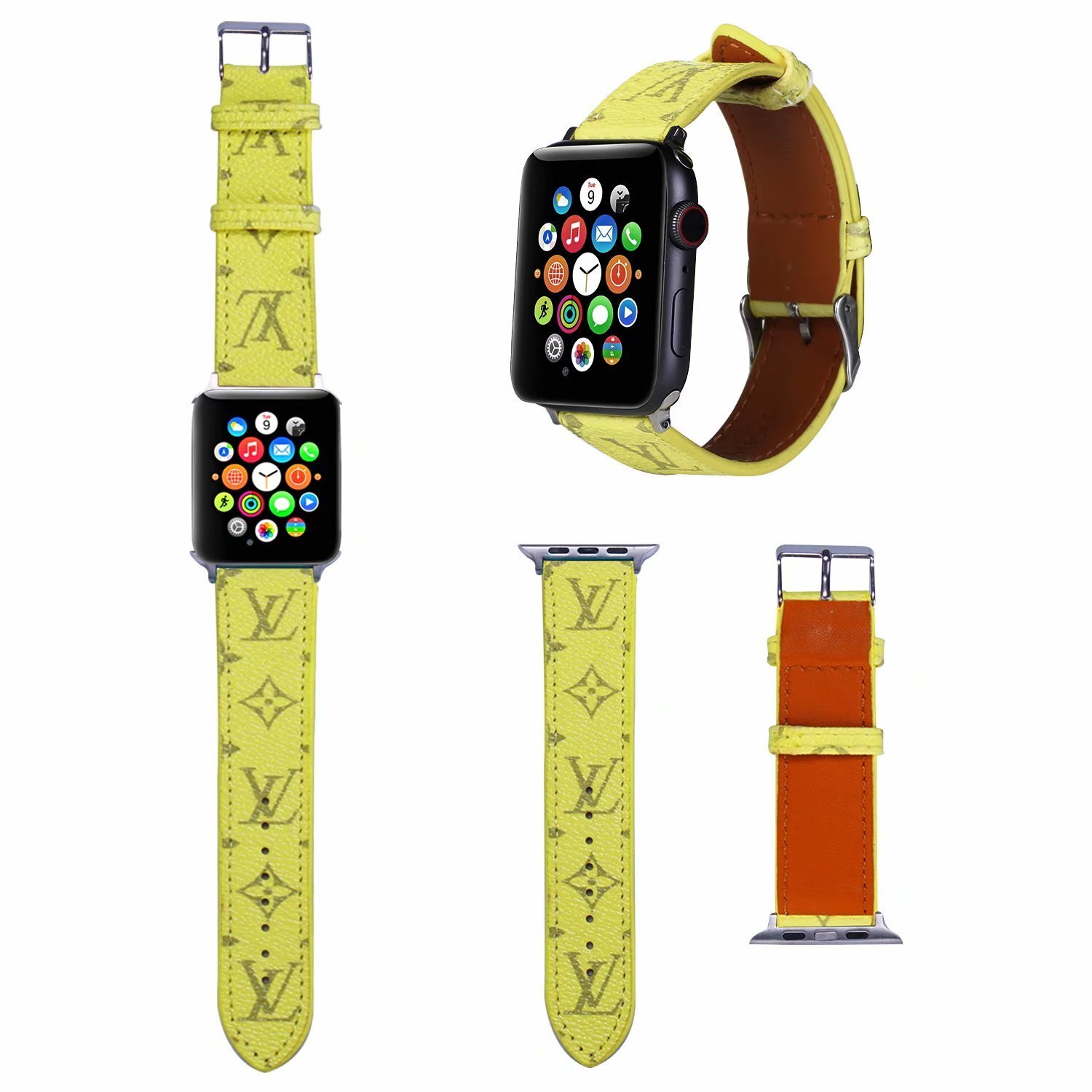 Louis Vuitton Luxury Leather Apple Watch Band