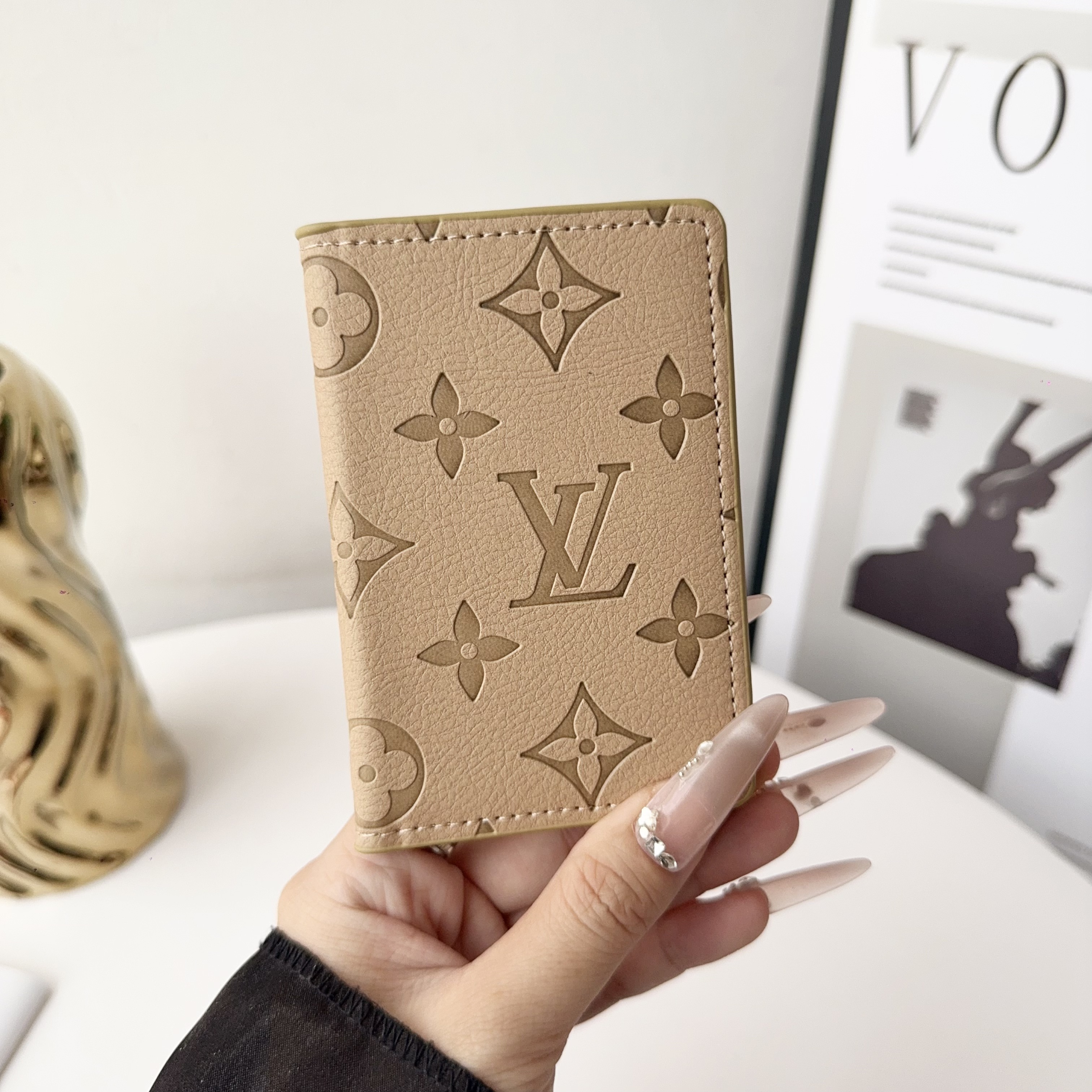 Louis Vuitton，Gucci Luxury Leather Wallet Card Holder