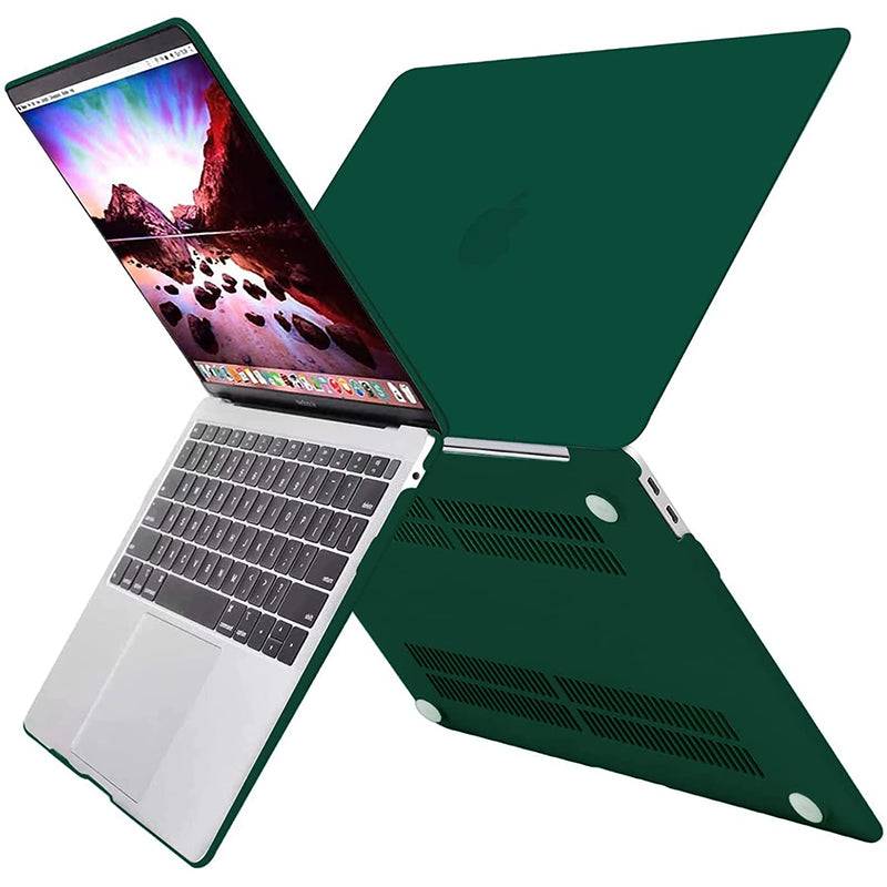 Frosted Dark Green Macbook case customizable-BELKCASE