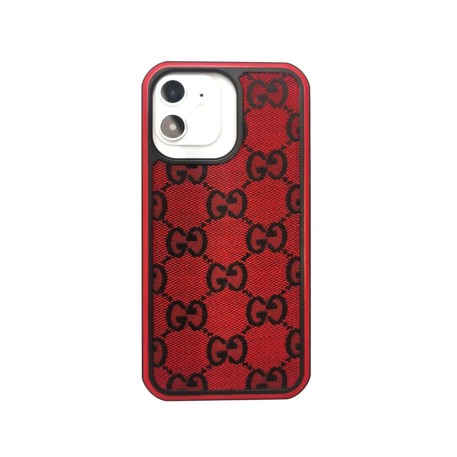 Gucci Luxury Leather iPhone Case 
