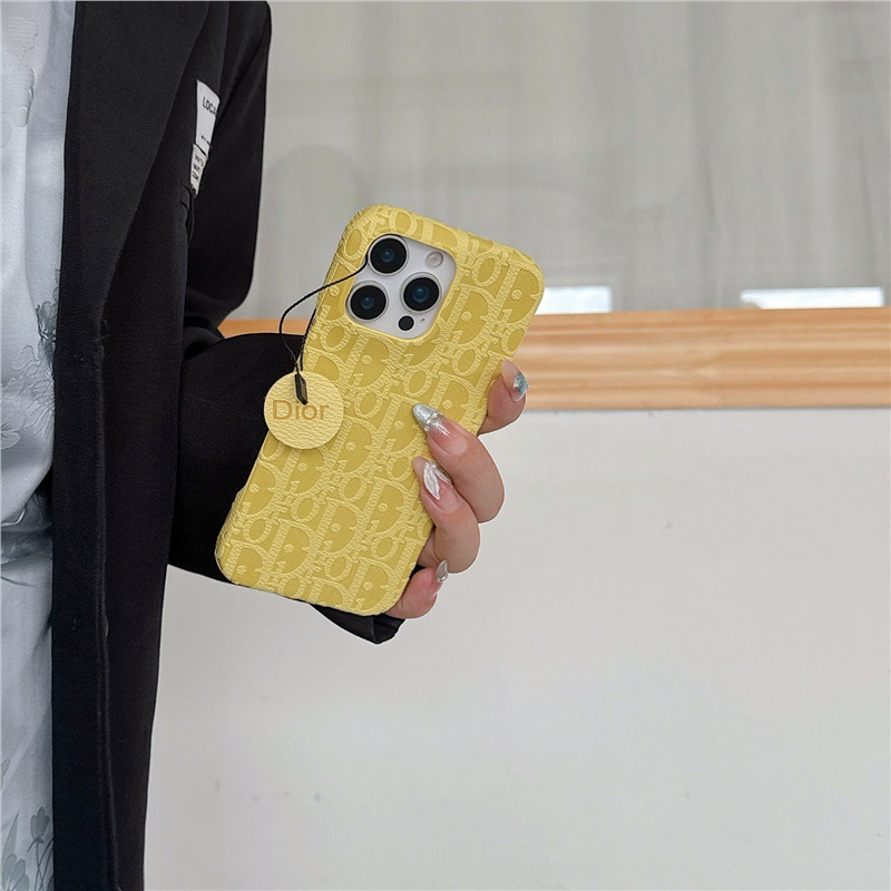 Dior Luxury Leather iPhone Case