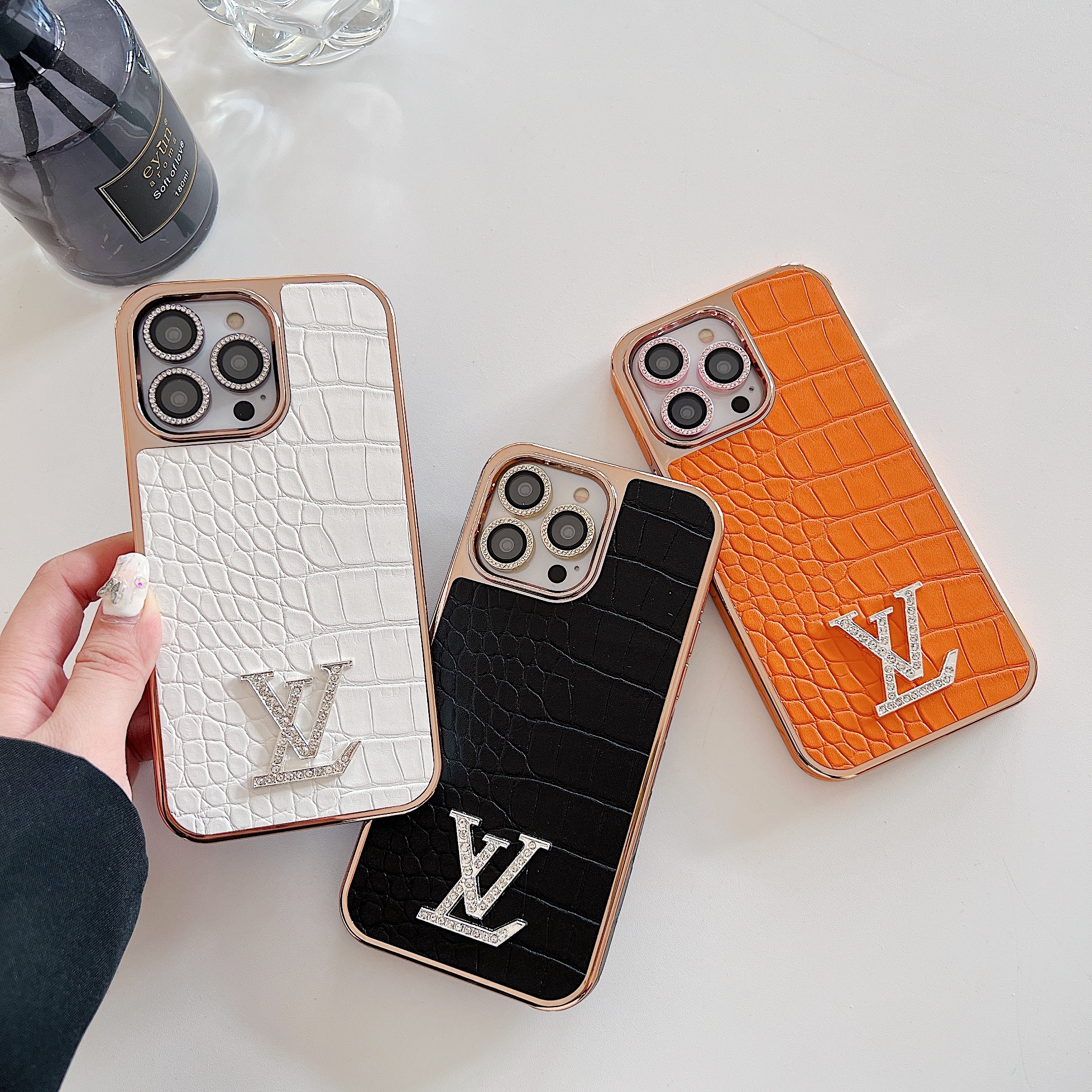 Louis Vuitton Crocodile Leather iPhone Case