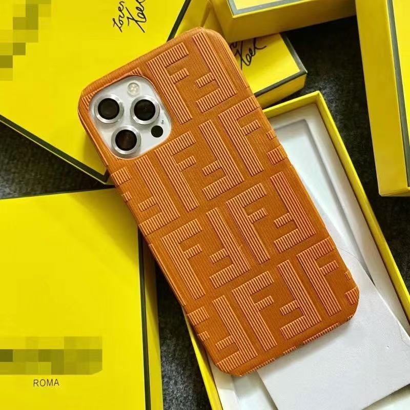 Trendy FD Leather iPhone Case