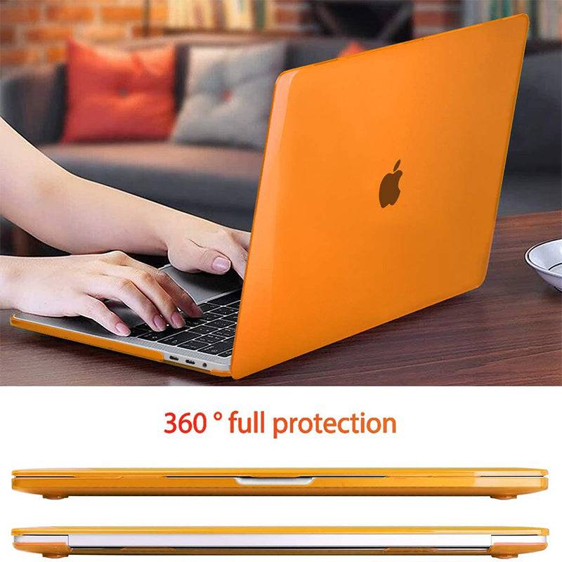 Transparent orange  Macbook case customizable-BELKCASE