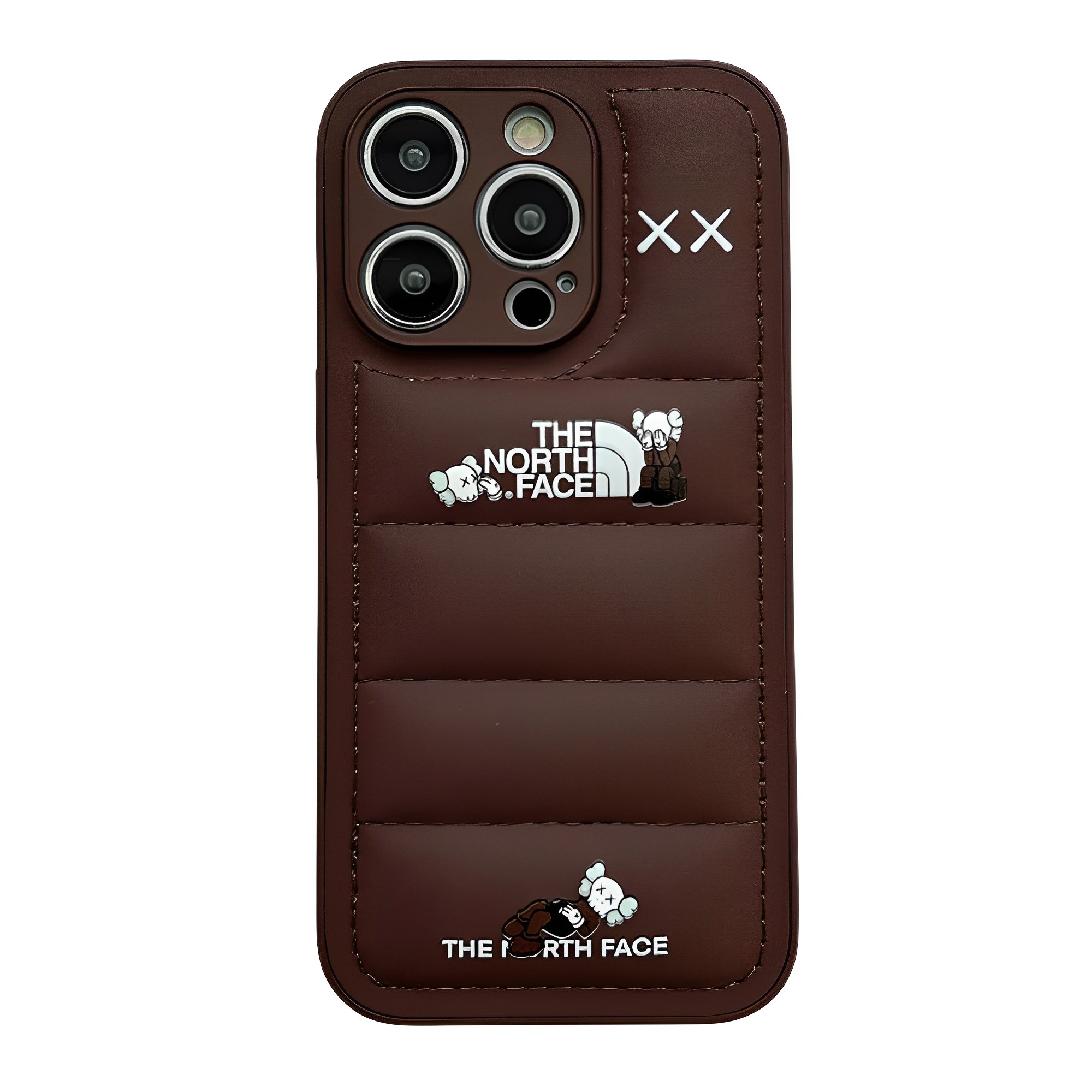 Colorblock Down Jacket iPhone Case