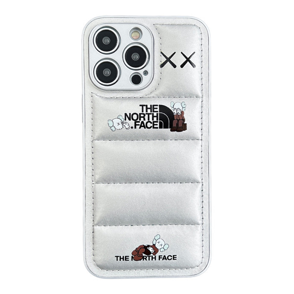 Colorblock Down Jacket iPhone Case