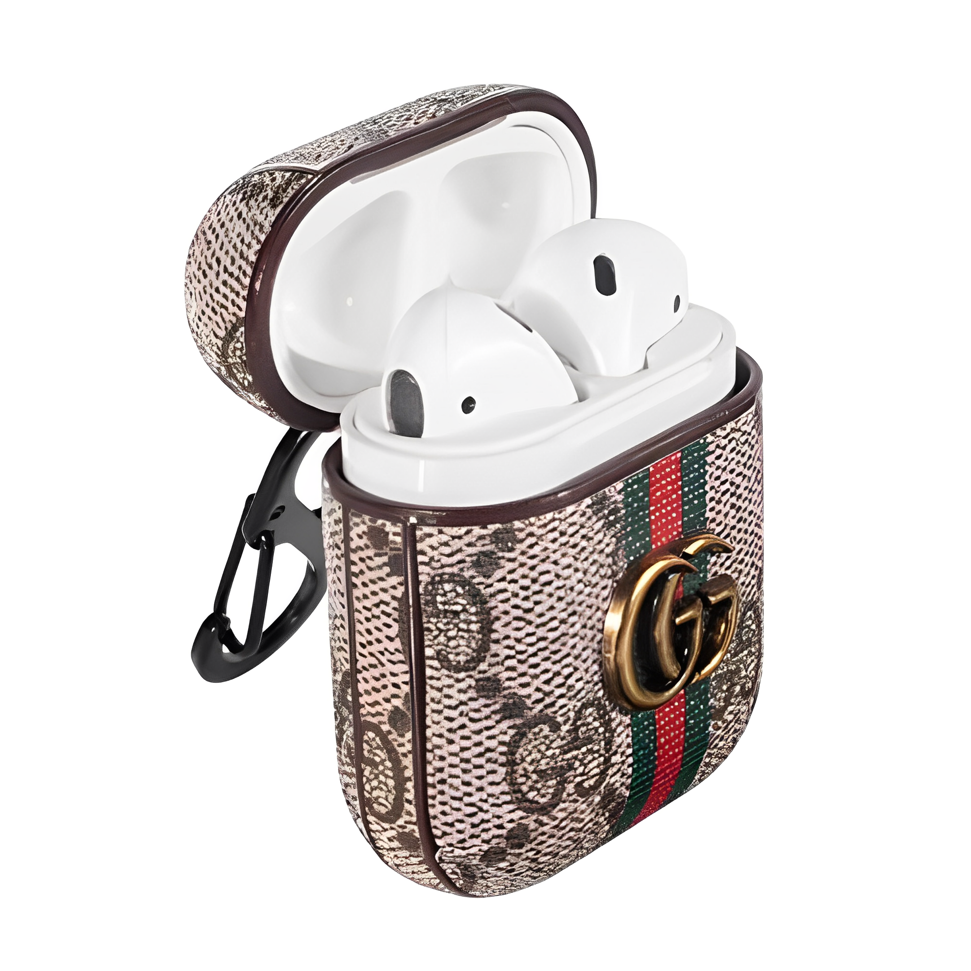 Classic Luxury Leather Airpods Case With bracelet