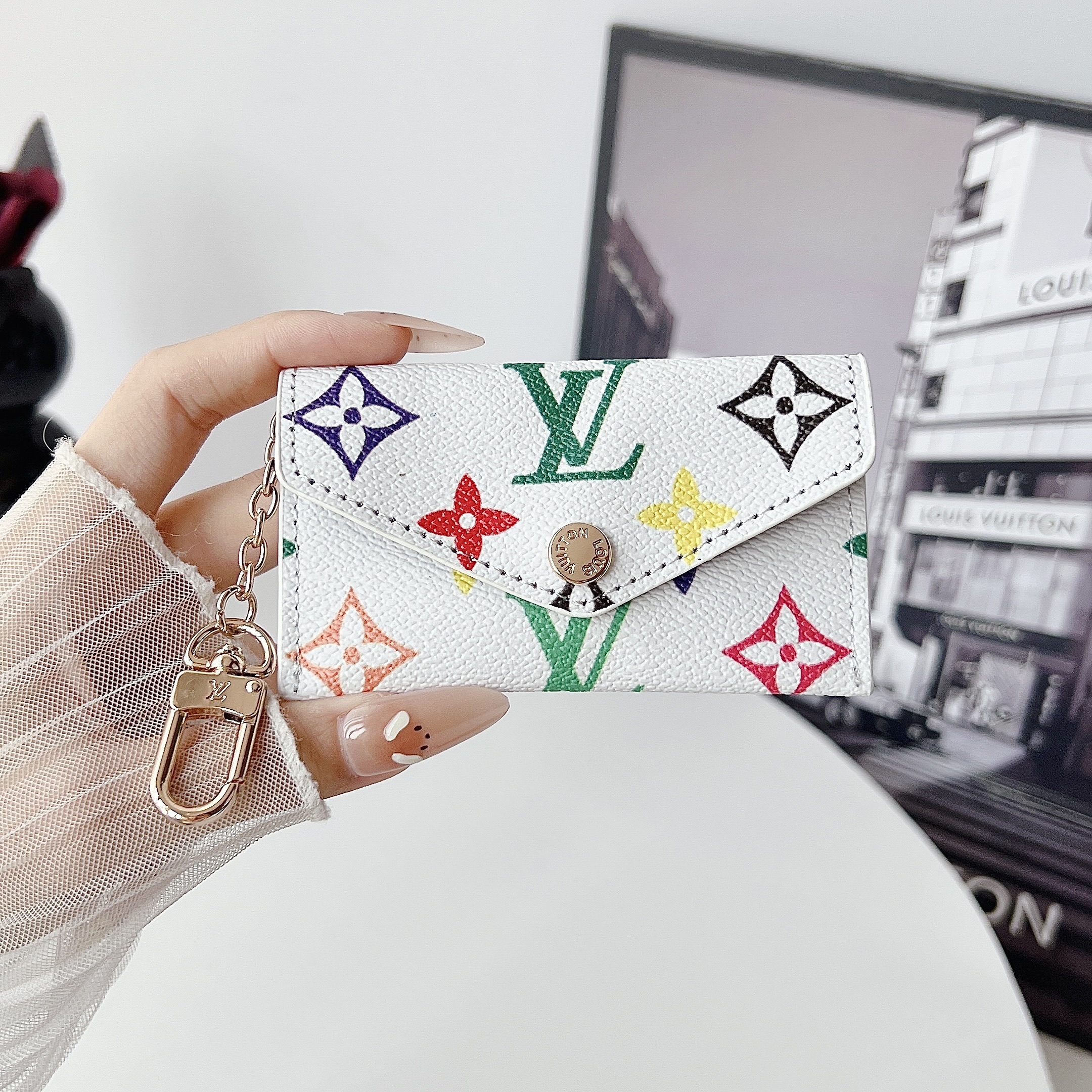 Louis Vuitton Luxury Leather Coin Purse