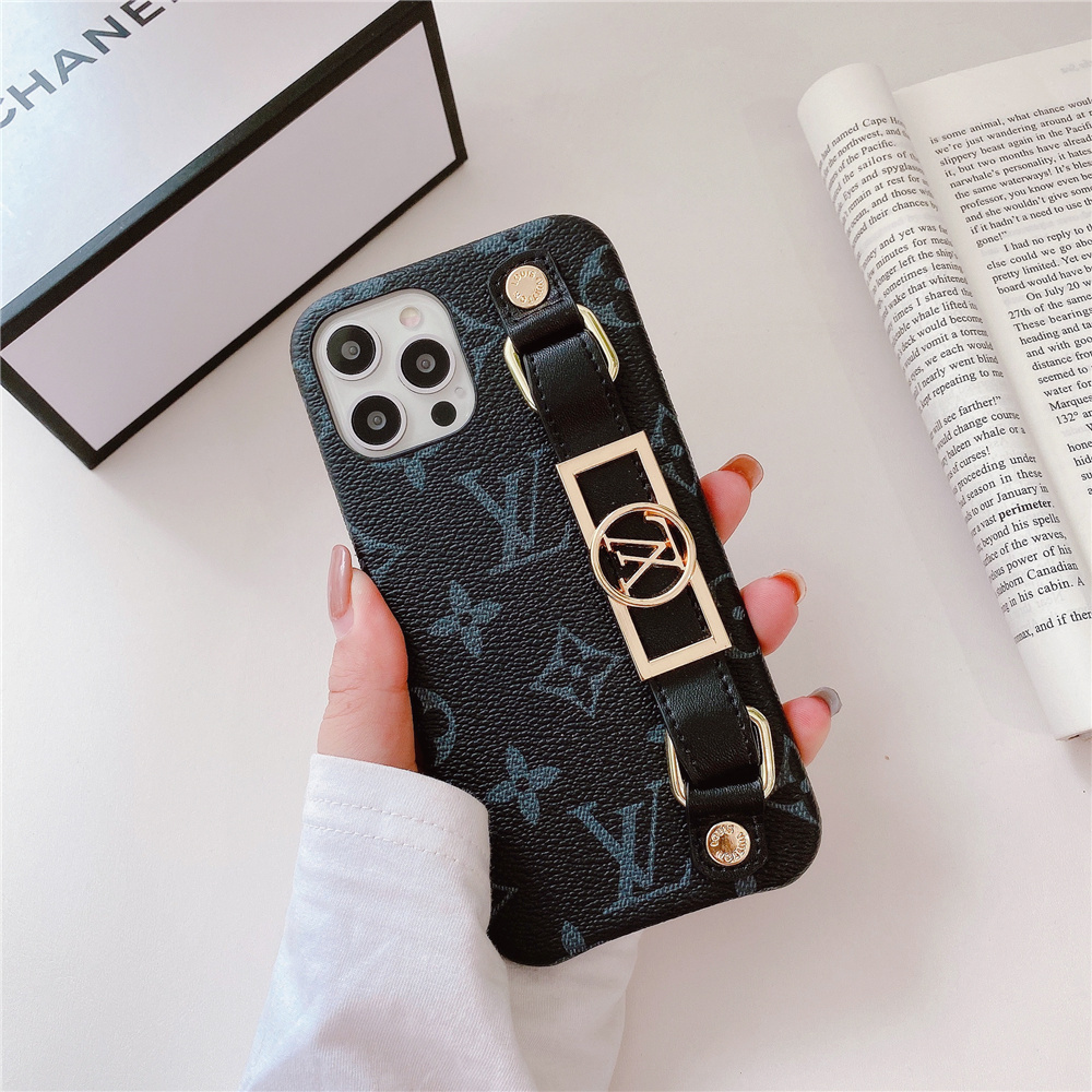 Louis Vuitton Leather Monogram iPhone Case With Holder