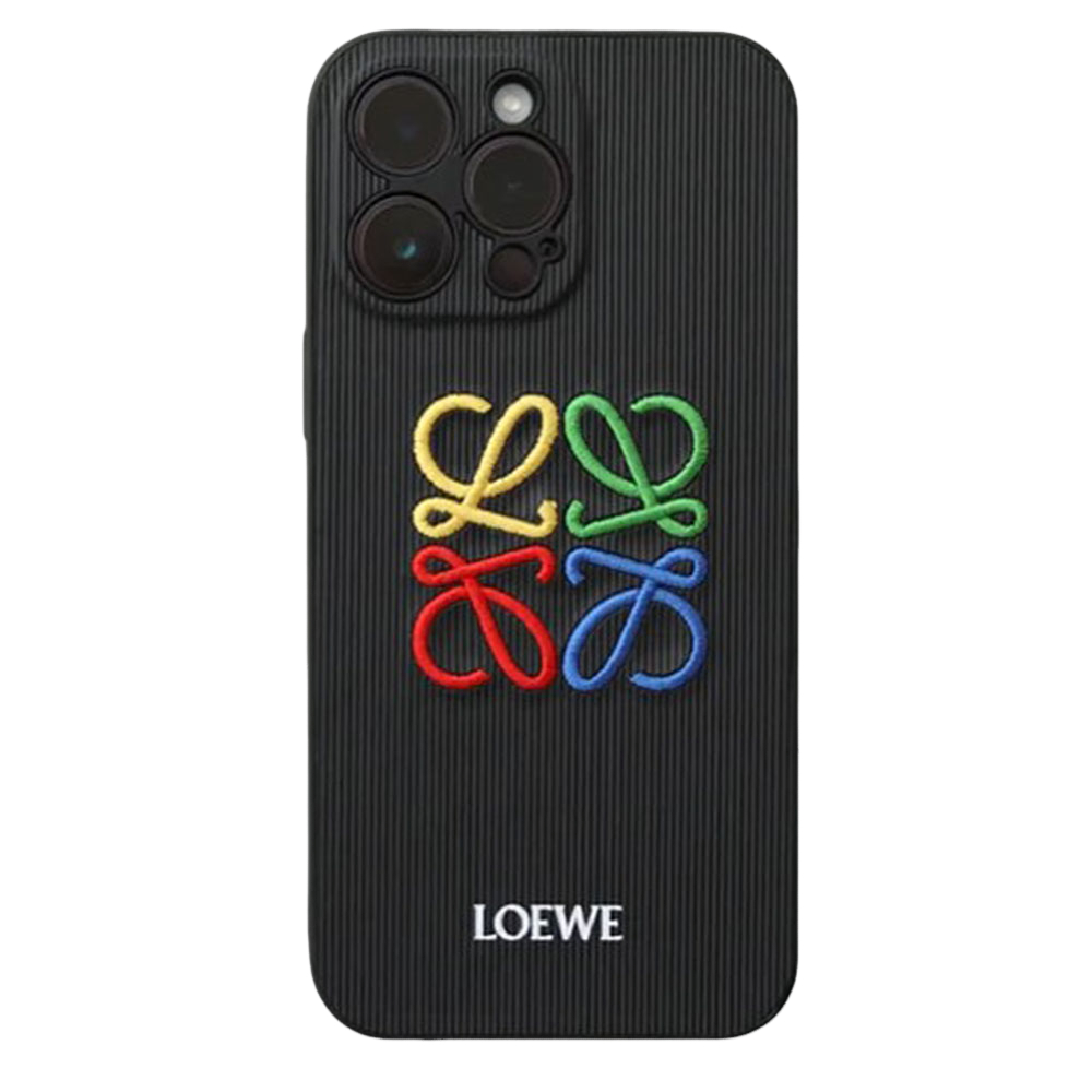 Loewe Embroidered iPhone Case