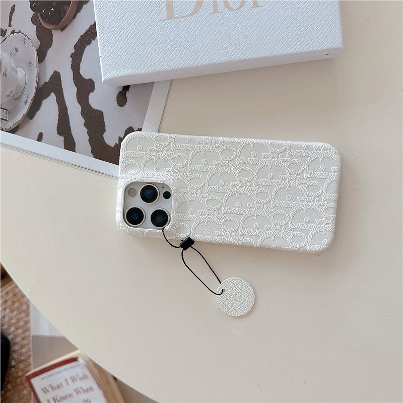 Dior Luxury Leather iPhone Case
