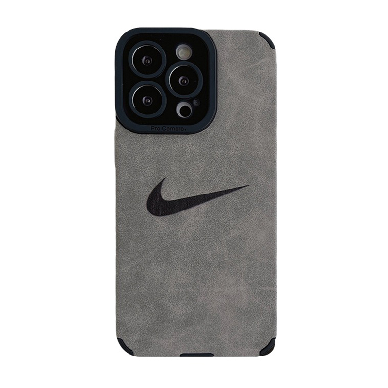 Simple Nike Suede leather iphone Case
