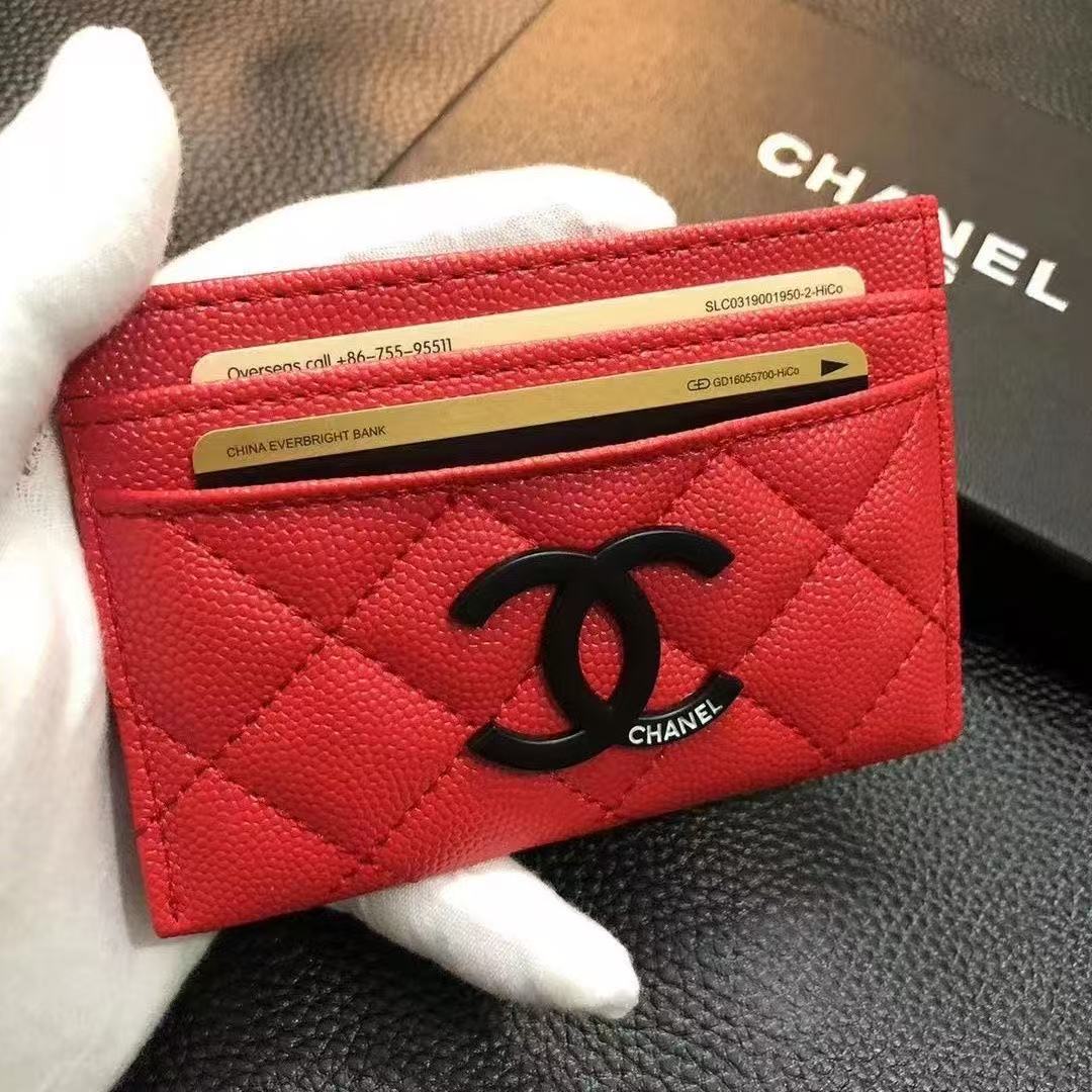[Copy]Classic Leather CH Wallet Card Holder