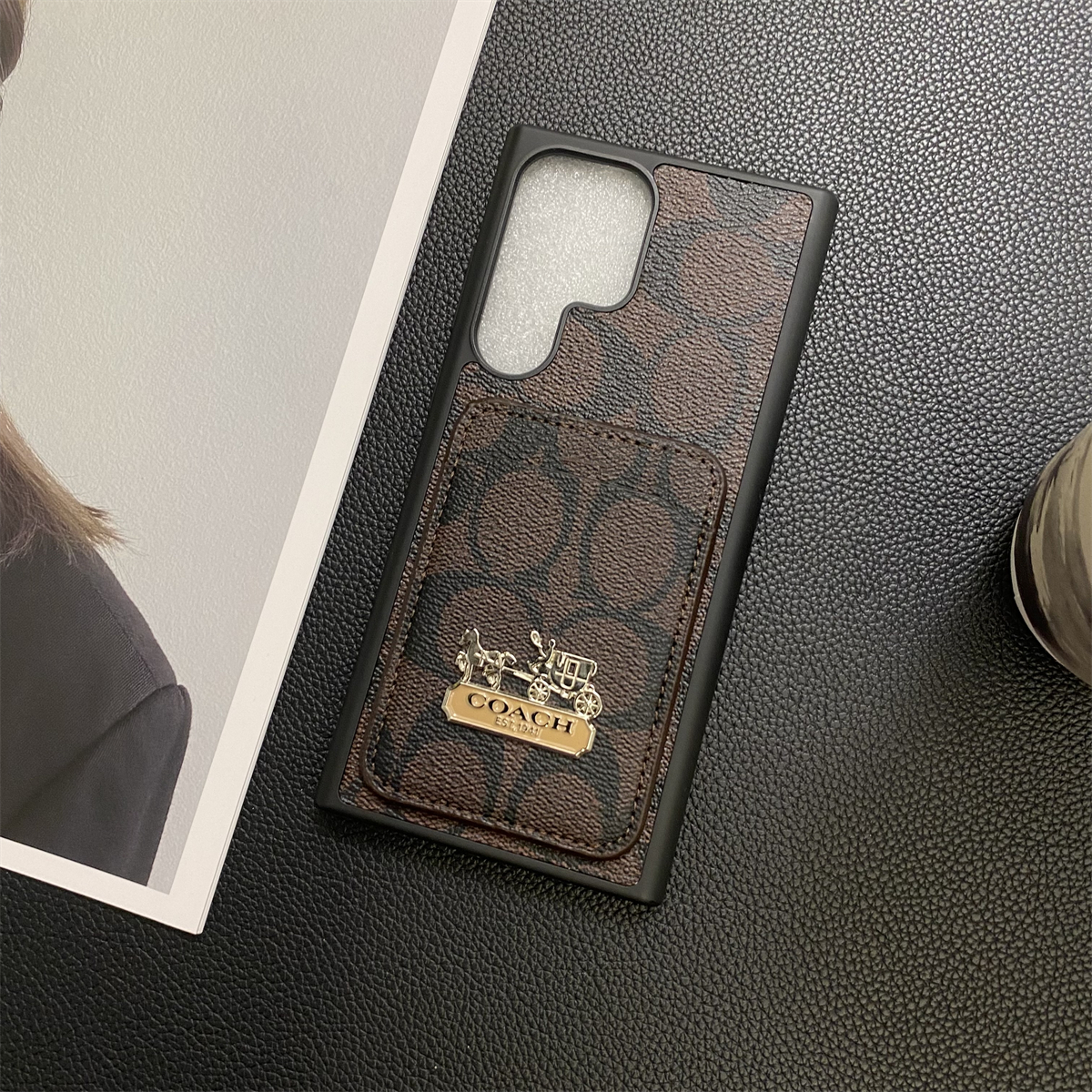 Luxury Leather Samsung Wallet Case