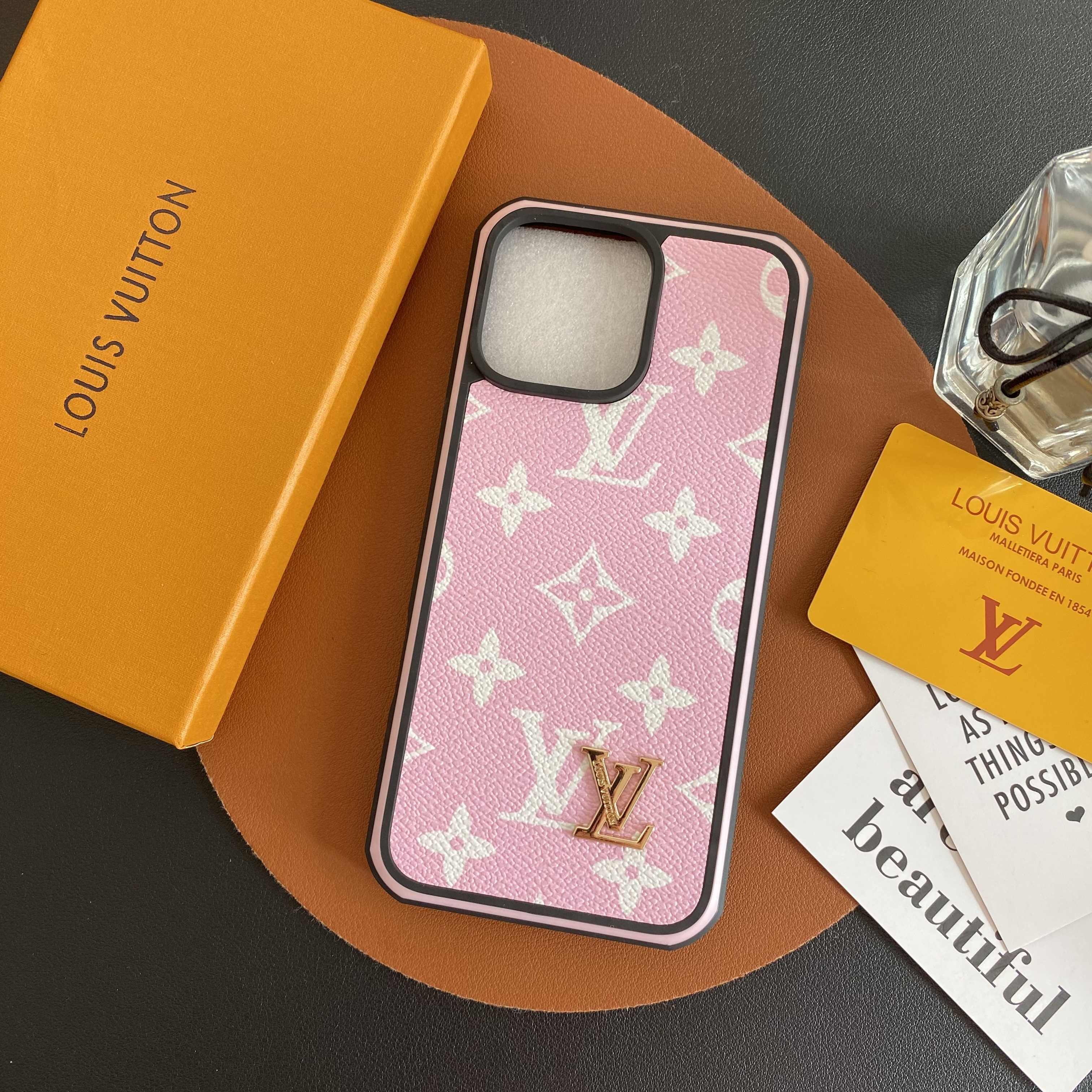 Louis Vuitton Leather iPhone Case