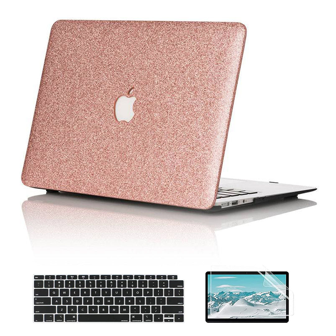 Glitter Rose Gold  | Macbook case
