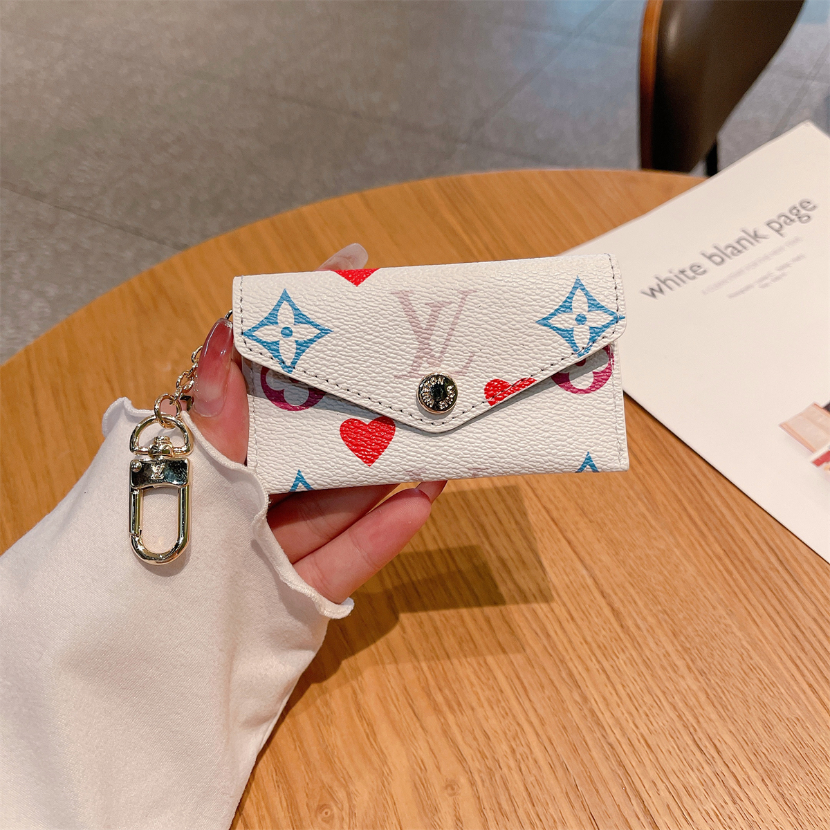 Luxury Leather Zipper Wallet Card Holder & Coin Purse