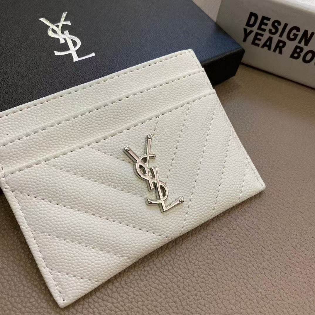 Classic YL Leather Wallet Card Holder