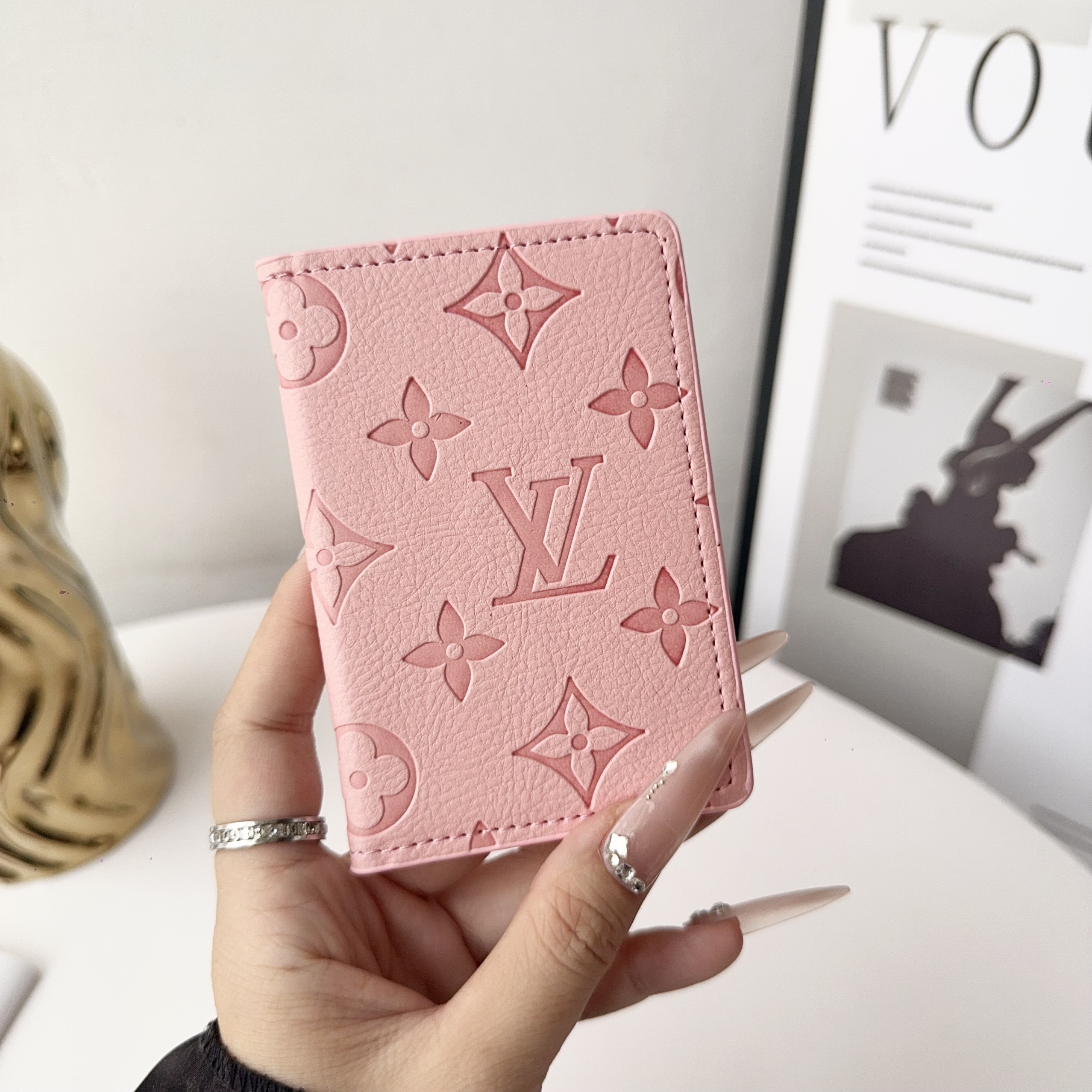 Louis Vuitton，Gucci Luxury Leather Wallet Card Holder