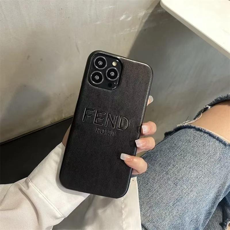 Luxury Leather FD iPhone Case