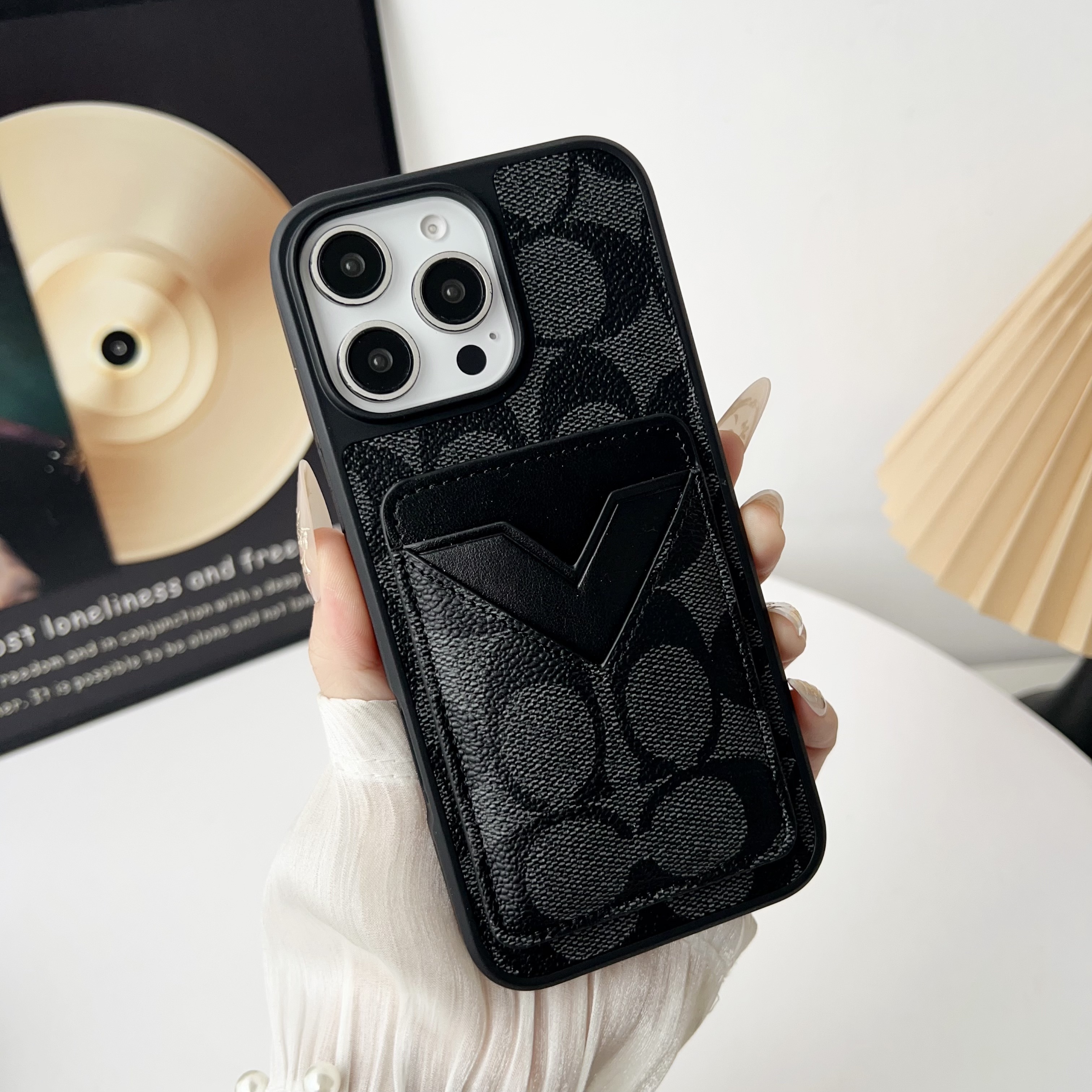 Coach Leather iPhone Wallet Case