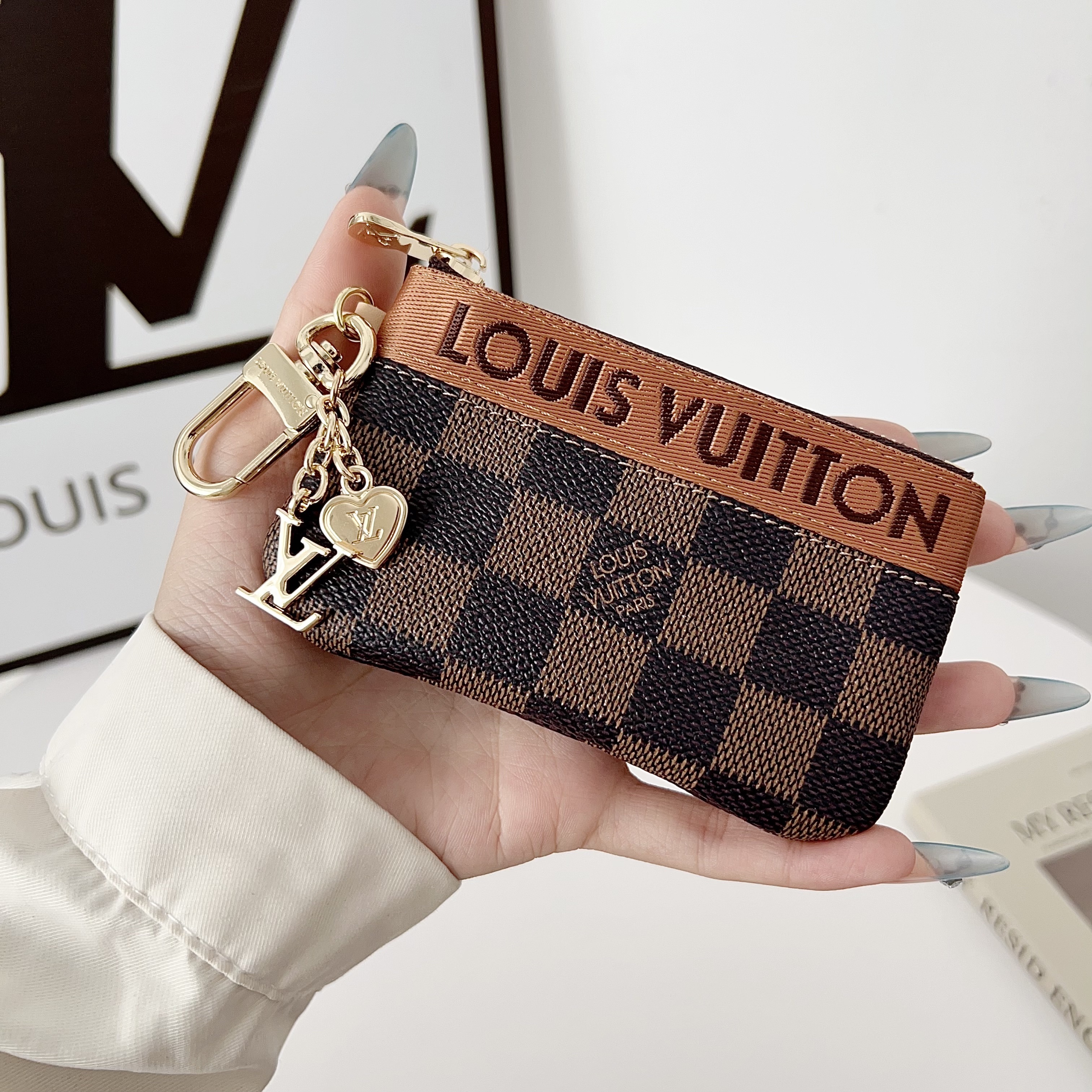 Louis Vuitton Luxury Leather Coin Purse