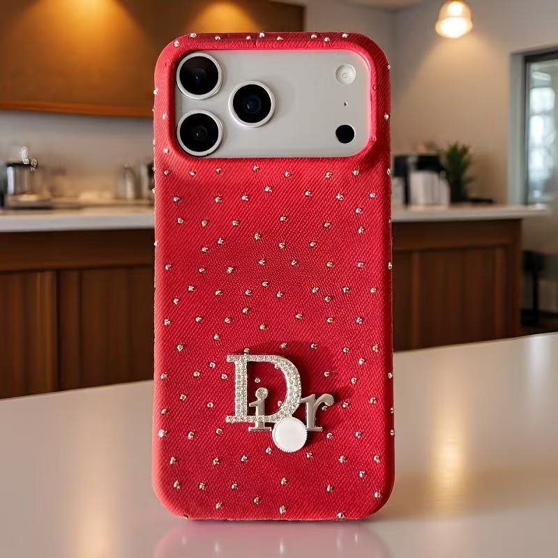 Dior Artistic Shimmer Canvas iPhone Case