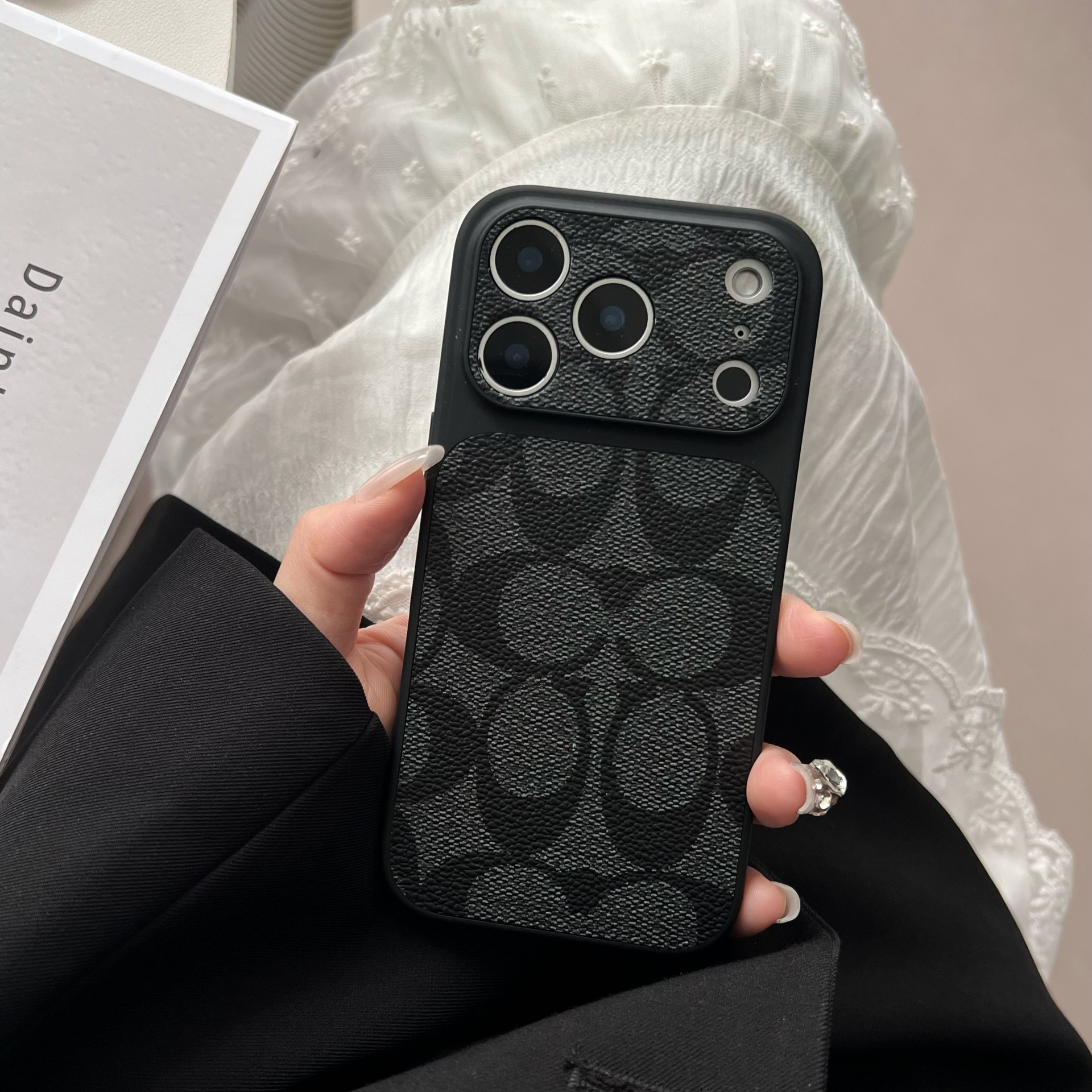 Coach Luxury Leather iPhone Case