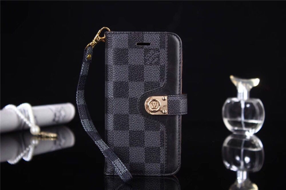Louis Vuitton Gucci Leather iPhone Wallet Case 