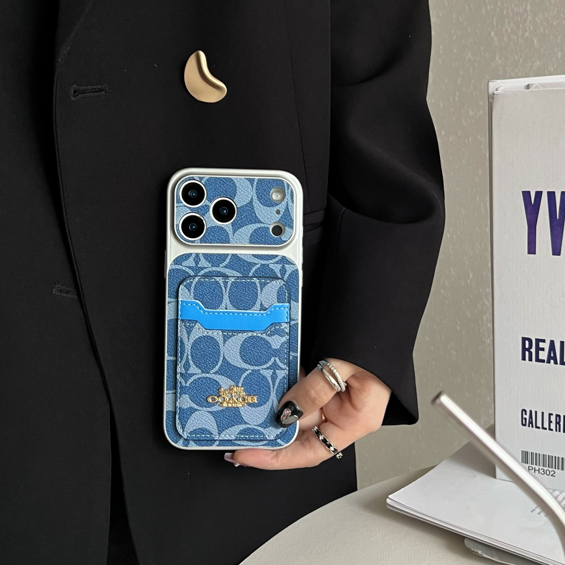 Coach Luxury Leather iPhone Case