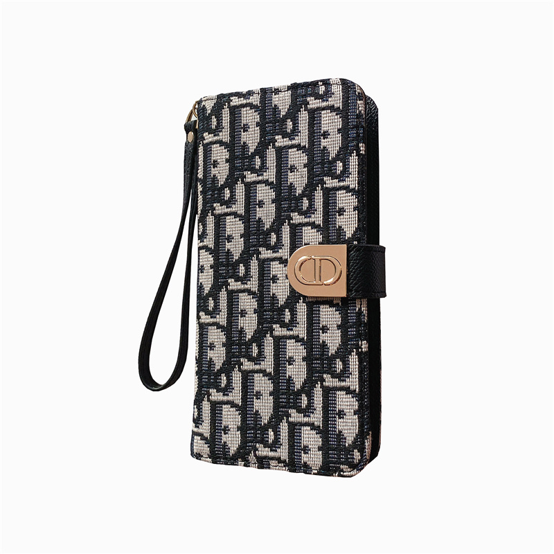 Dior Embroidered canvas iPhone Wallet Case