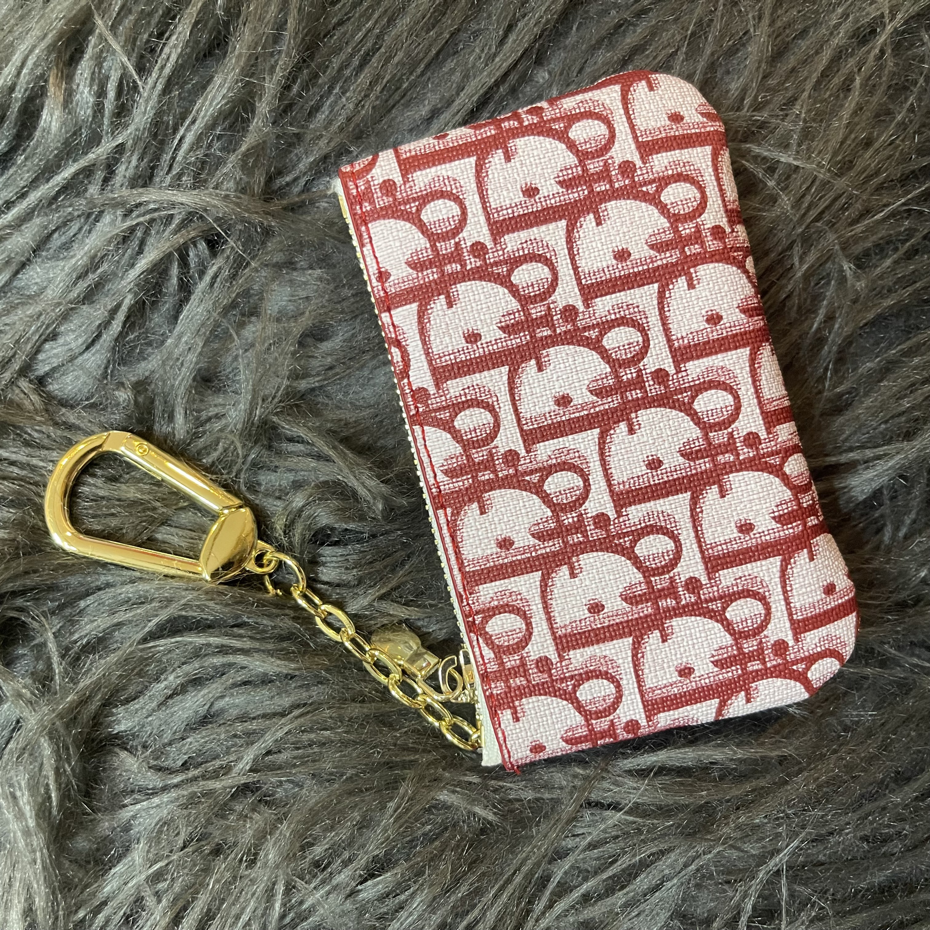 Luxury Leather Zipper Coin Purse